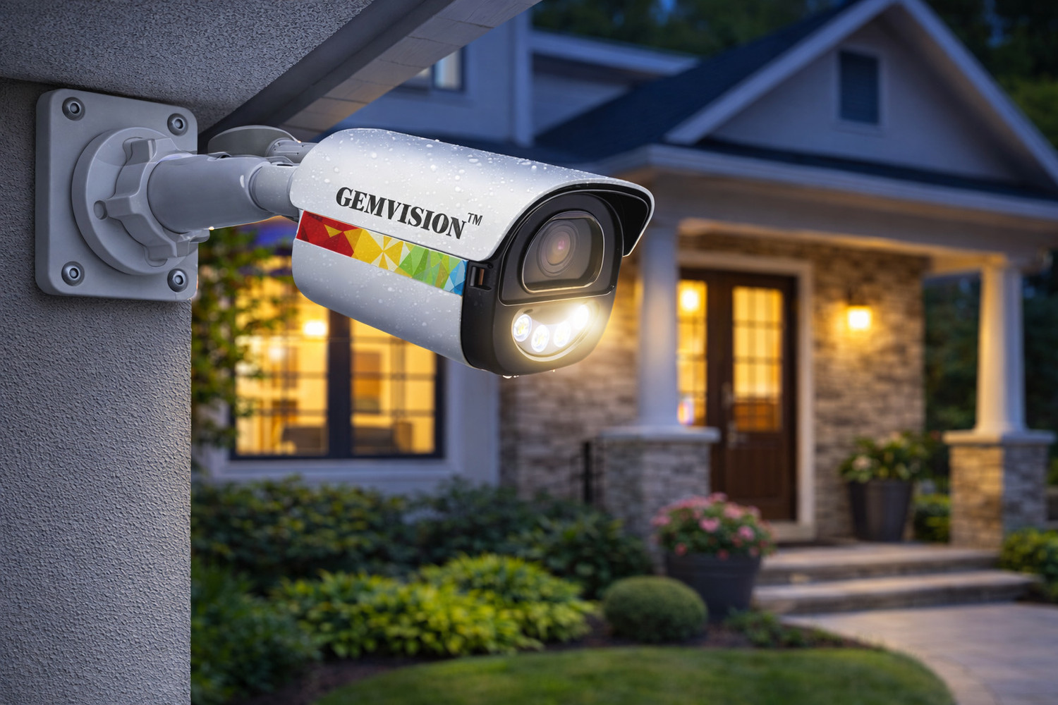 Image of CP PLUS 3MP Color Night Vision CCTV Camera Set 3 Outdoor Camera 4CH DVR 500GB HDD Set Security Camera