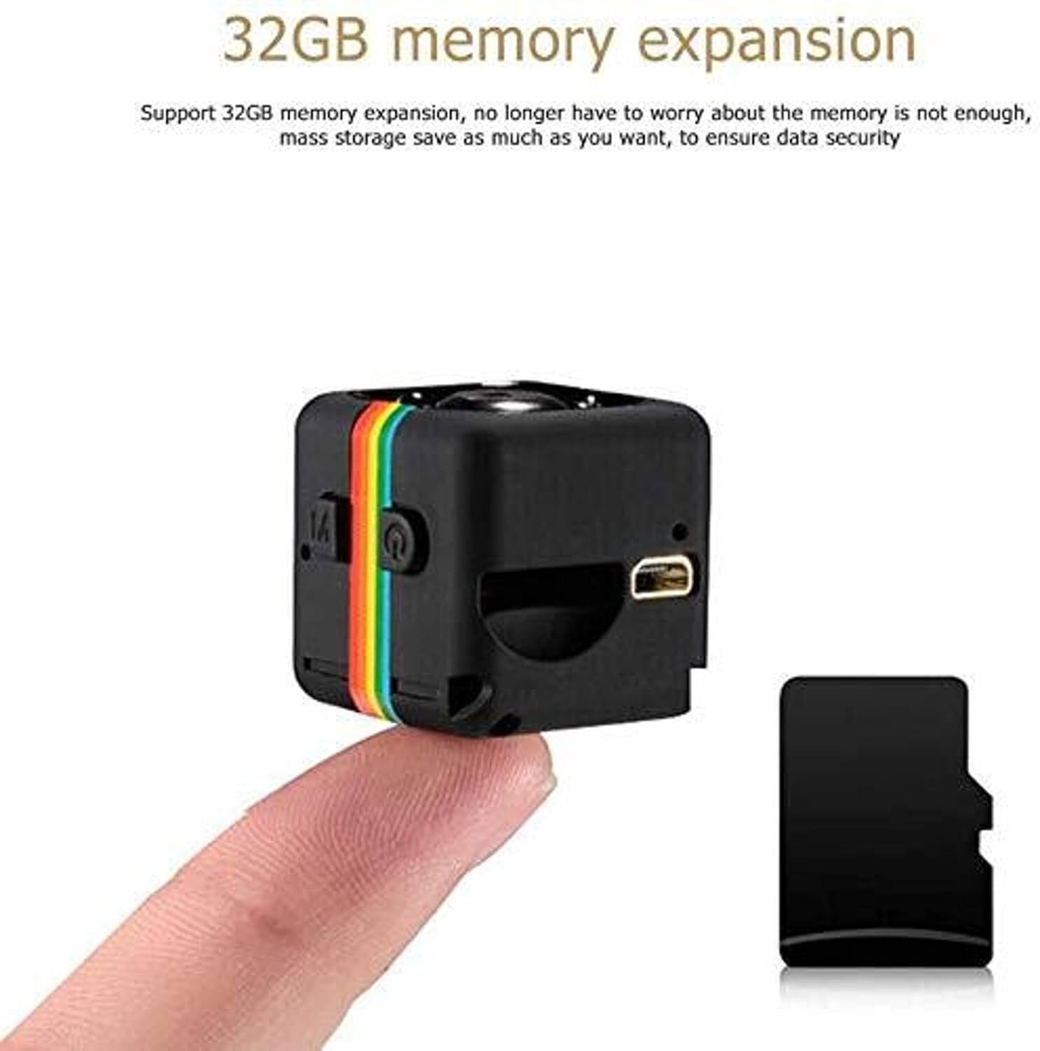 Image of Zinsy 1080P Mini Spy Camera with Low Light Vision Mini Portable Security Camera,Hidden Security Camera