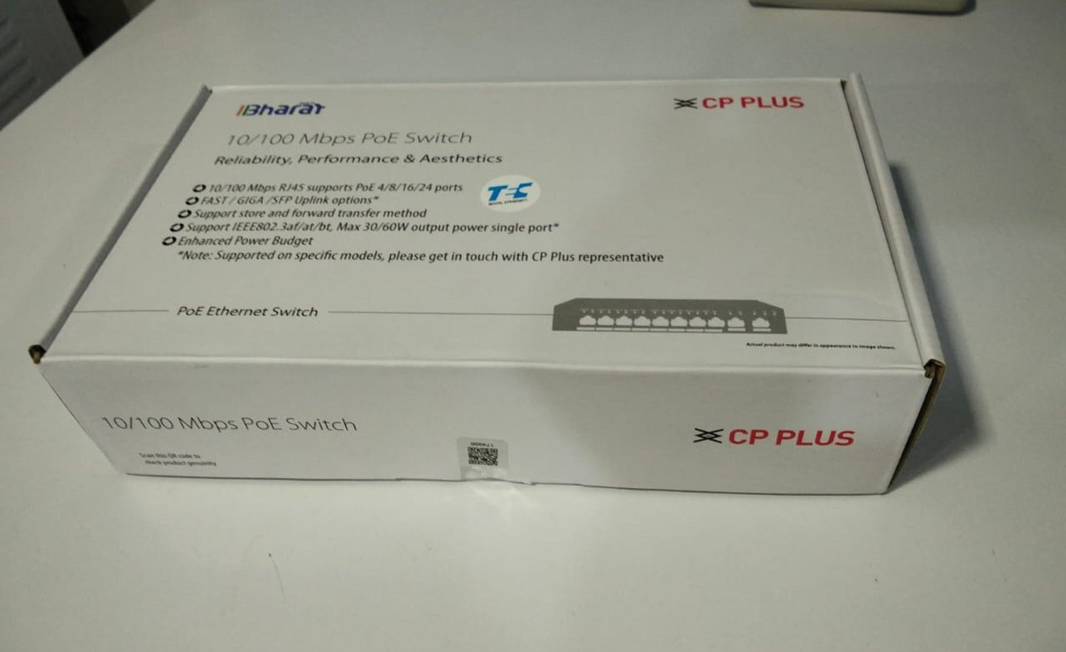 Image of CP PLUS POE SWITCH 8PORT (CP-ANW-HPU8H2-N12) Security Camera