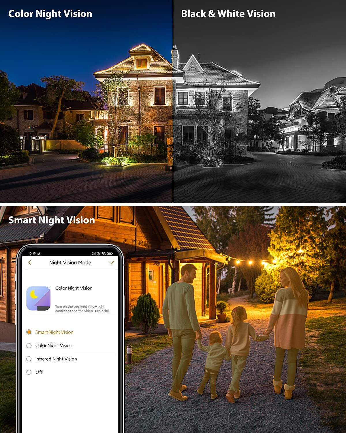 Image of IMOU IPC-K3DP-3H0WF 2K 3MP WIFI Outdoor Bullet 2E, Color Night Vision, Alexa Enabled Security Camera