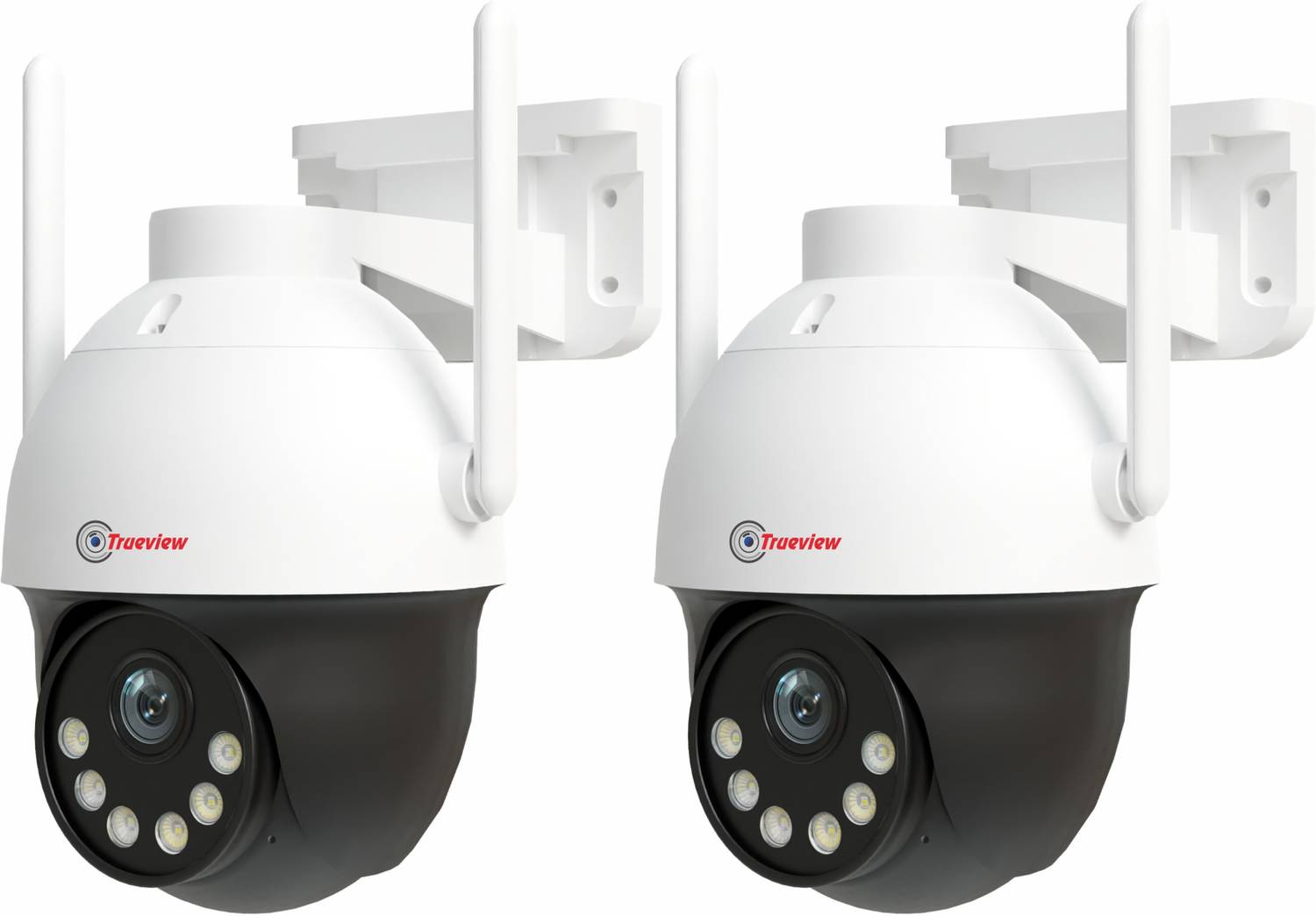 Trueview Pack of 2 3MP 4G Mini PT CCTV Cameras | Auto Tracking | Full Color Night Vision Security Camera Price in India - Buy Trueview Pack of 2 3MP 4G Mini PT CCTV Cameras | Auto Tracking | Full Color Night Vision Security Camera online at Flipkart.com