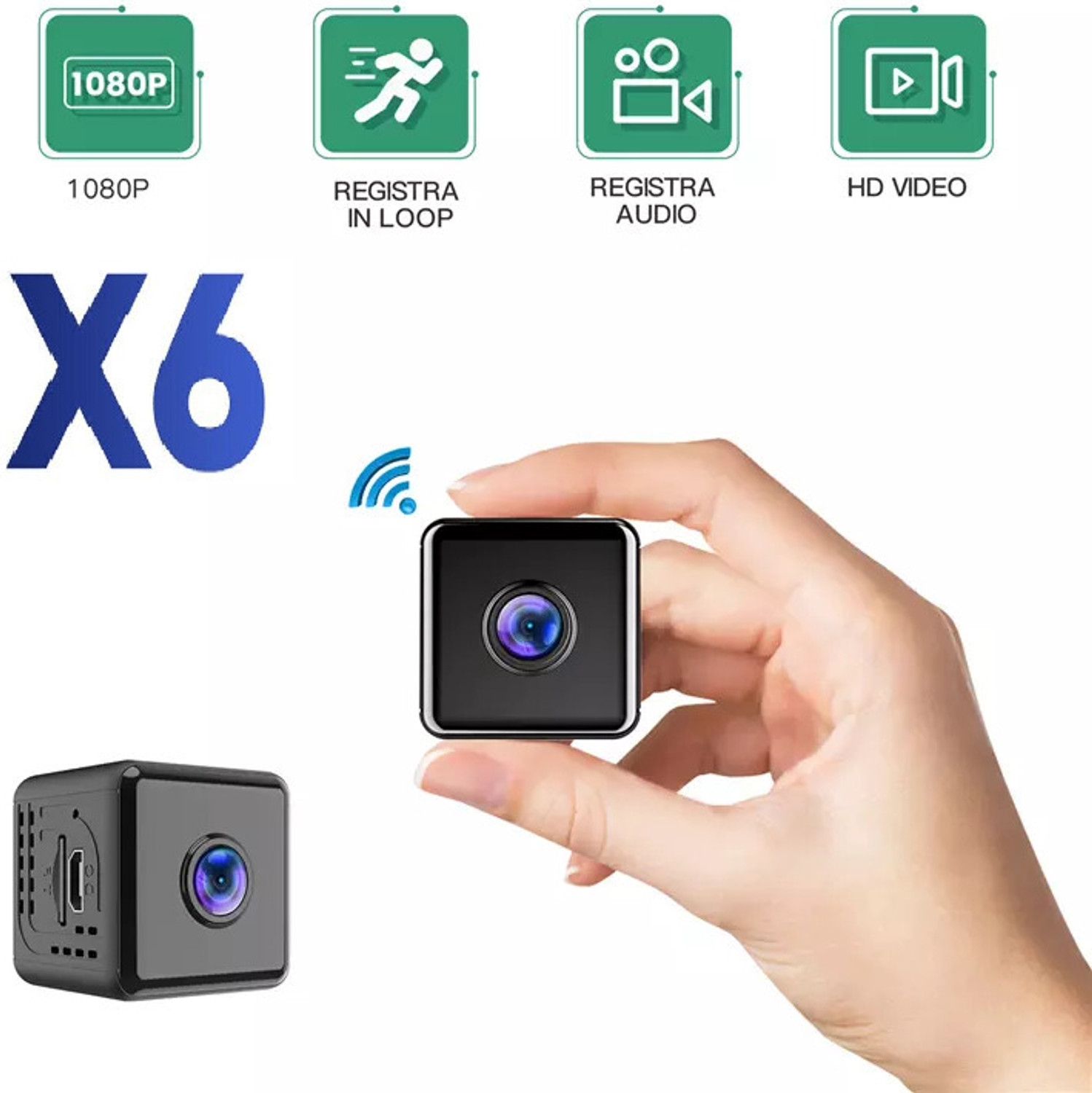 Image of Bzrqx Mini Wifi 1080P Full HD Spy Hidden Total Wireless CCTV IP Camera For Home Security Camera