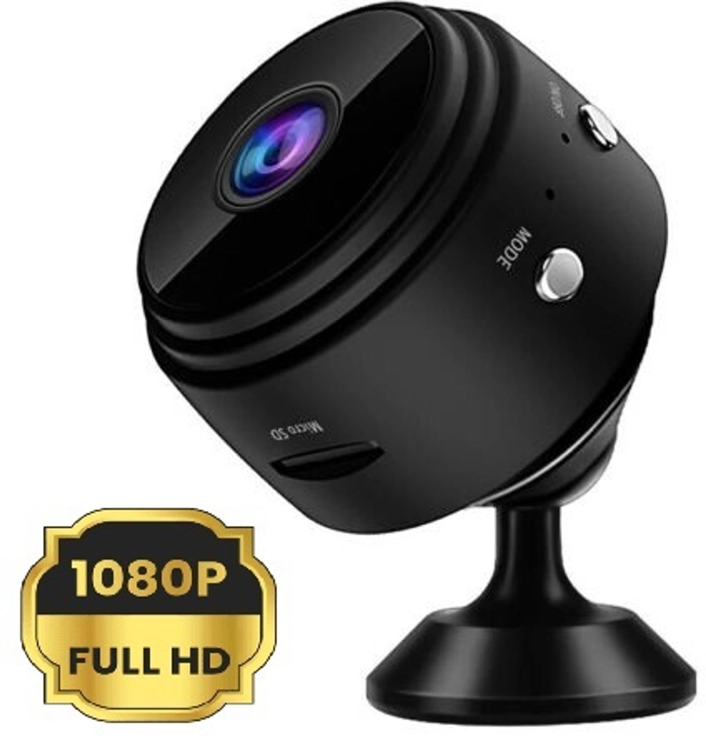 AVOIHS 1080p HD Wifi Wireless Spy Hidden Min Built-in Battery Night Vision Support 64GB Security Camera