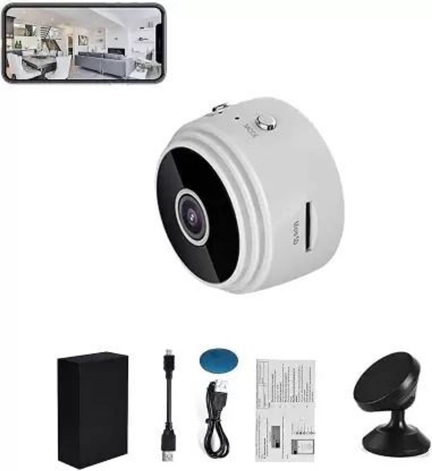PERAMISYM Spy Magnet 1080P HD WiFi Security Camera - Image 3