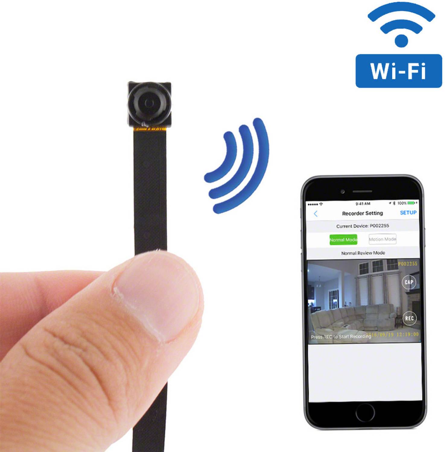 GOSTO Full HD Spy WiFi 1080P Non Night Vision Circuit Audio Video
