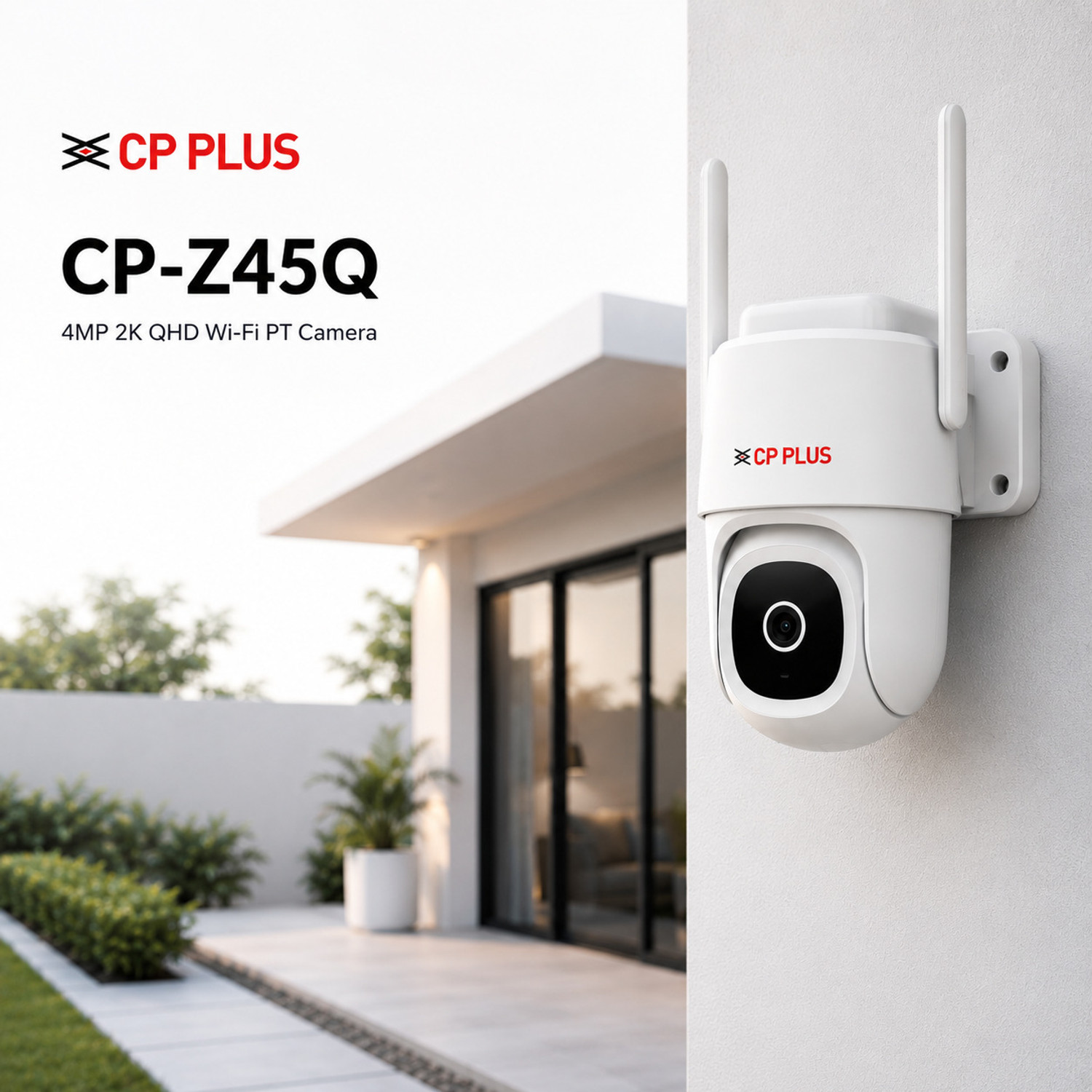 Image of CP PLUS CP-Z45Q 4MP Wi-Fi Pan Tilt , Full Color Night Vision & Motion Alerts Security Camera