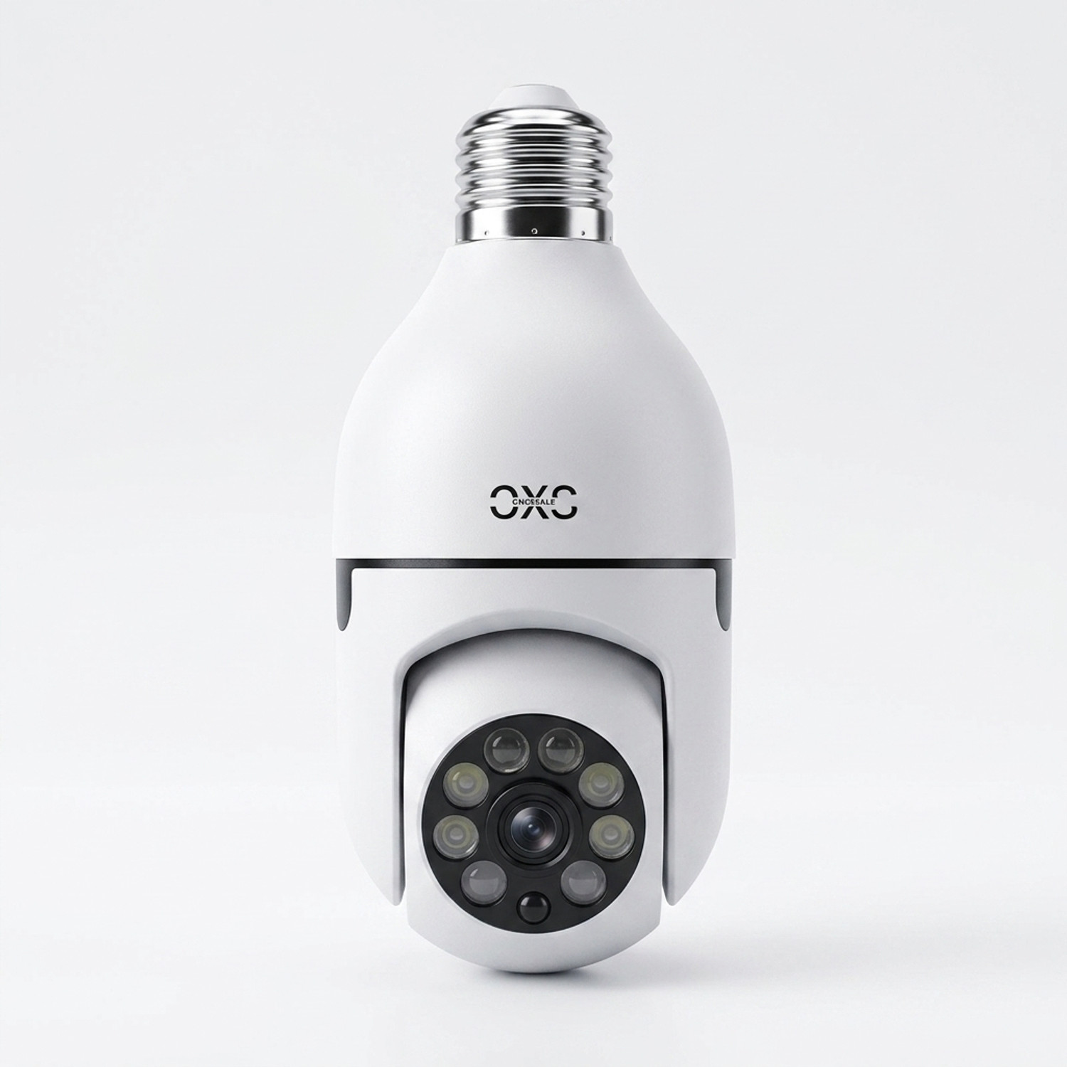 Image of OneXsale 5MP HD WiFi Bulb Holder Night Vision Indoor /Outdoor Home Office Monitoring CCTV Security Camera