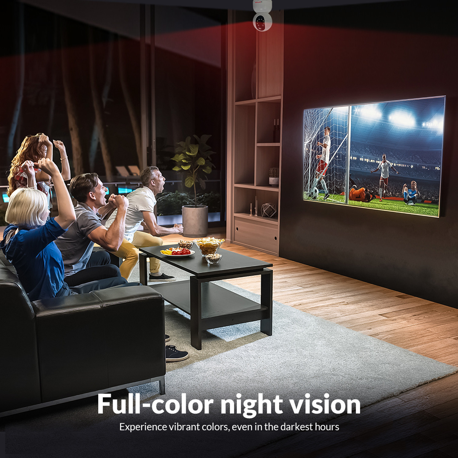 Image of CP PLUS EZ-P51 5MP Wi-Fi PT Indoor Camera with In-built Siren & Full Color Night Vision Security Camera