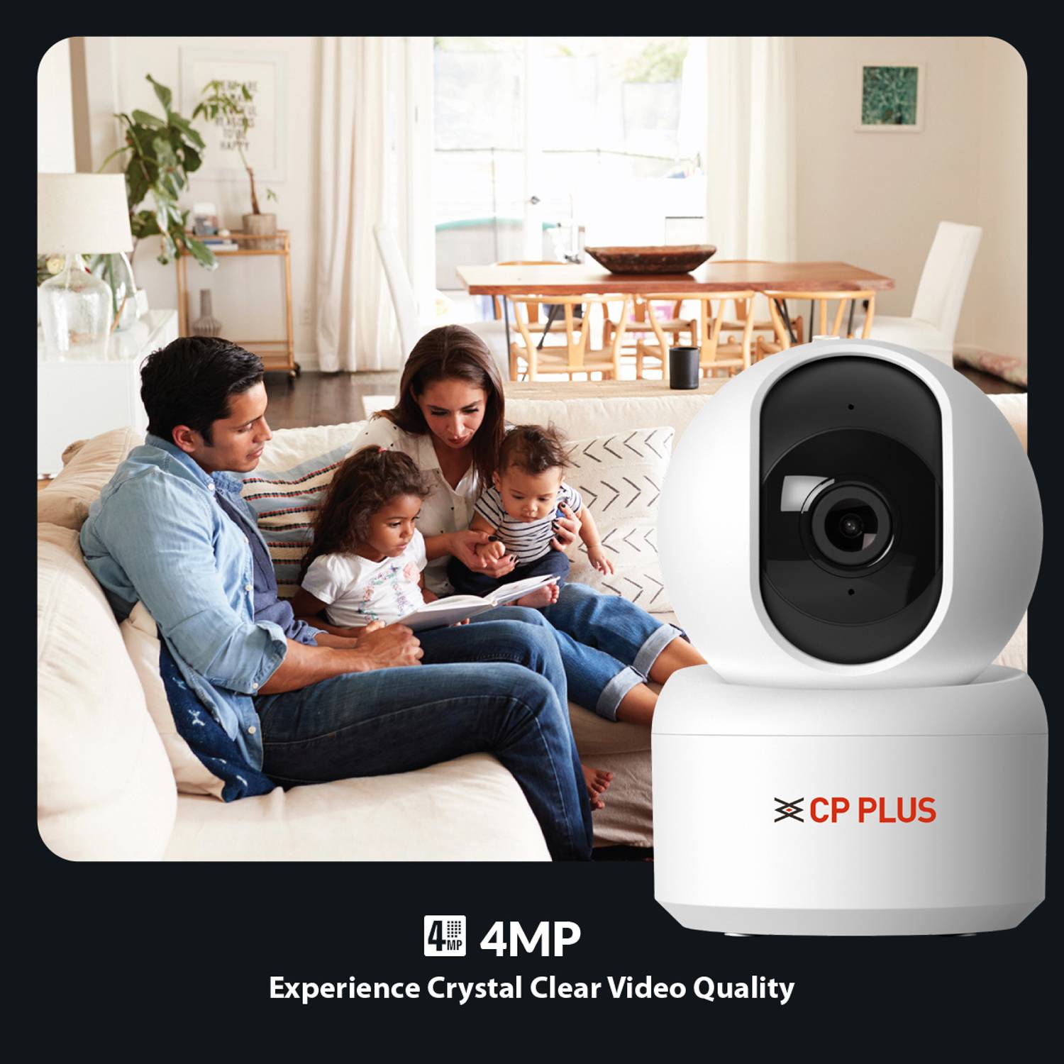 CP PLUS CP-E45Q 4MP 360 CCTV Camera - Image 3