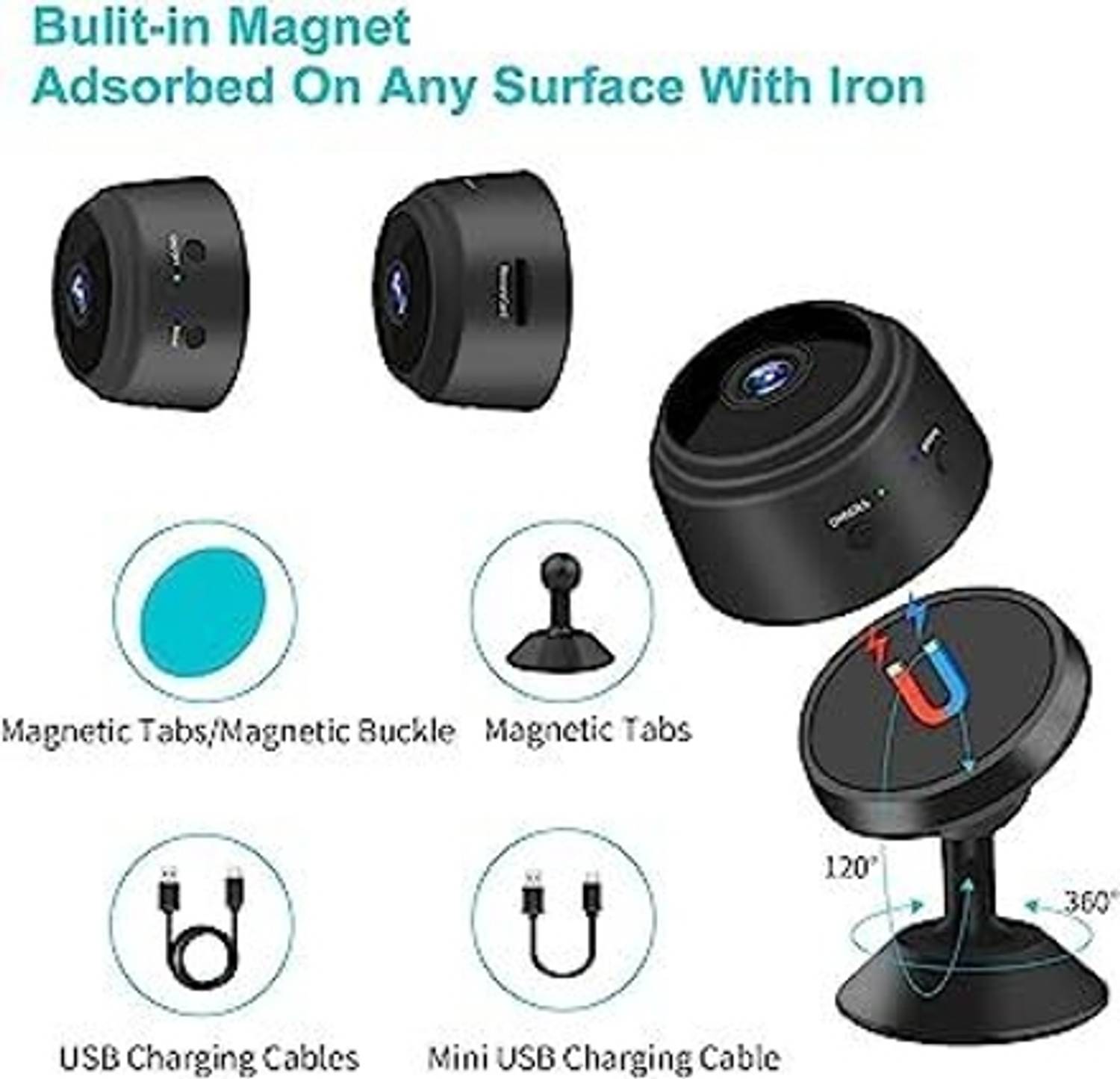 SIFATECH Spy WiFi 1080P Nanny Camera - Image 3