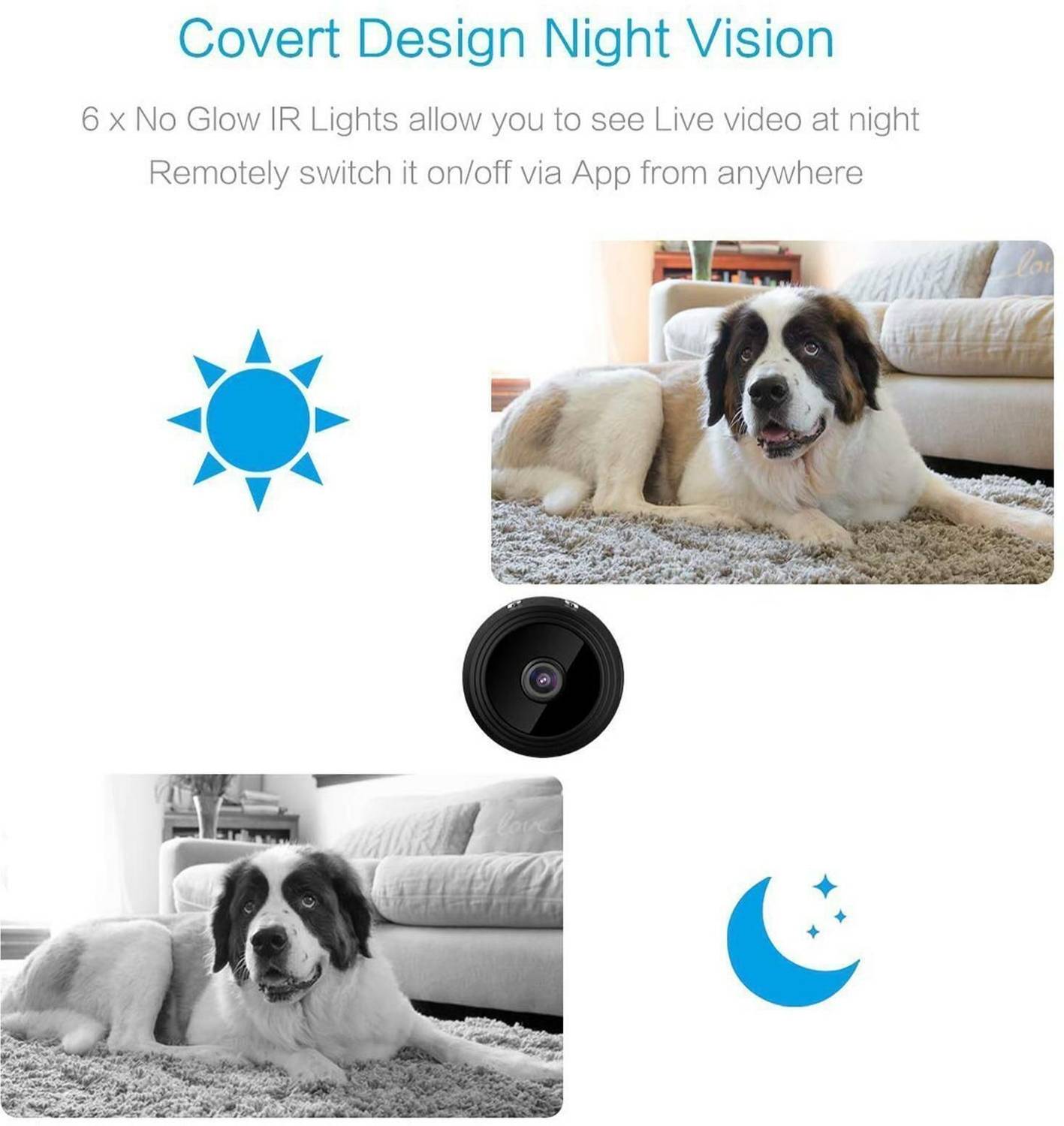 OSHIZCAM 5.0 MP 1080P Wireless Spy CCTV Camera - Image 3
