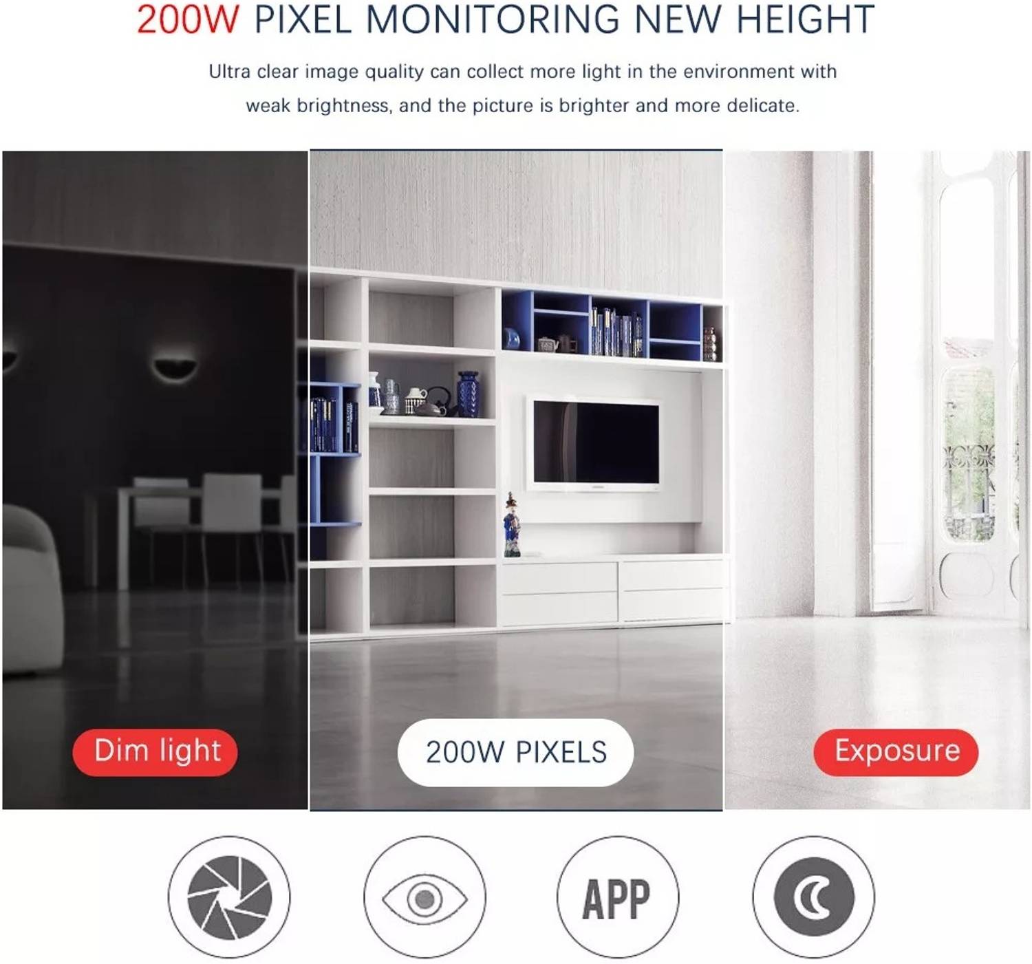 OSQD WiFi CCTV Camera 4MP | Full HD | Night Mode | Live View | Motion Alert Security Camera - Image 5