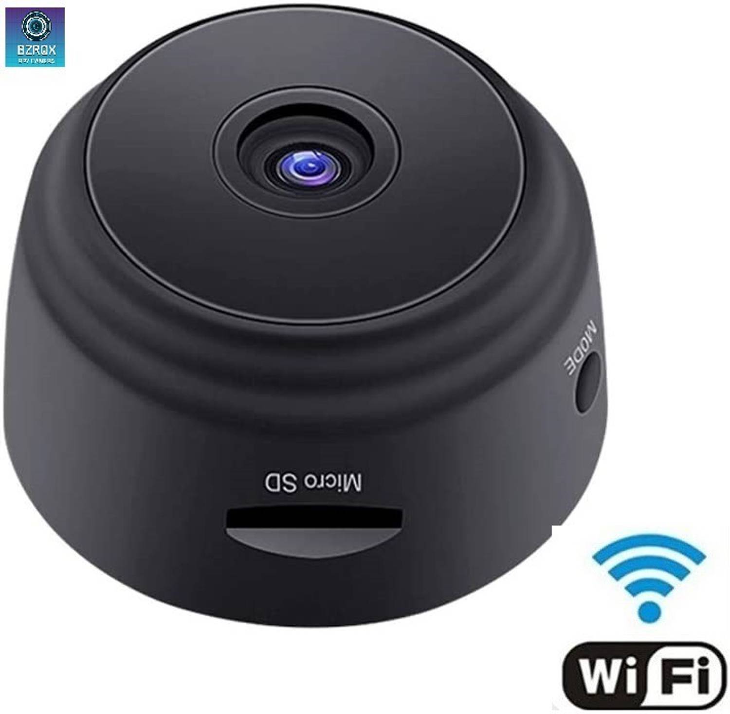 Bzrqx Mini Spy Camera Magnet WiFi Hidden Wireless 1080p HD with Long Time Recording Security Camera