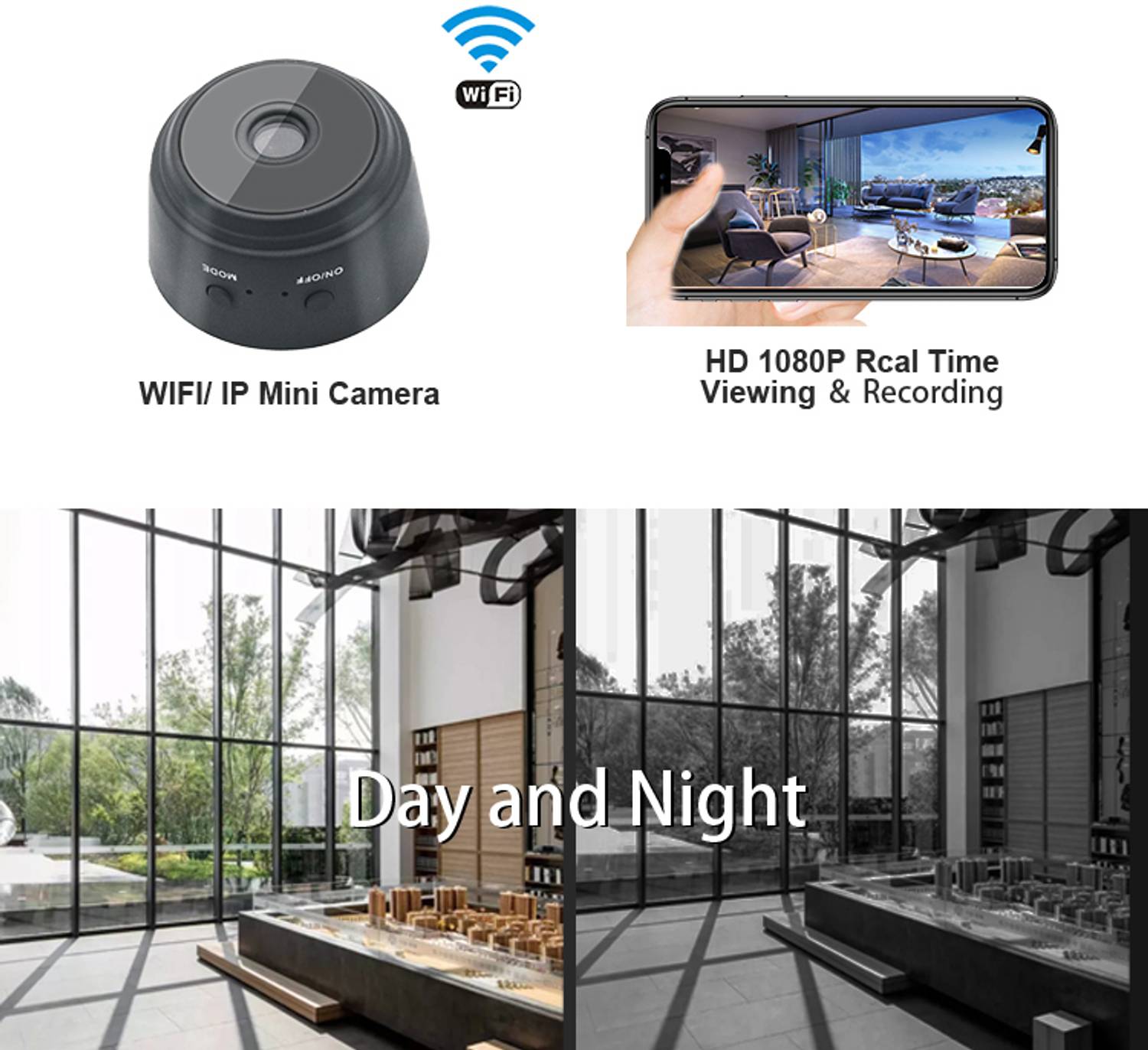 osqd A9 Mini Wireless WiFi CCTV Camera - Image 2
