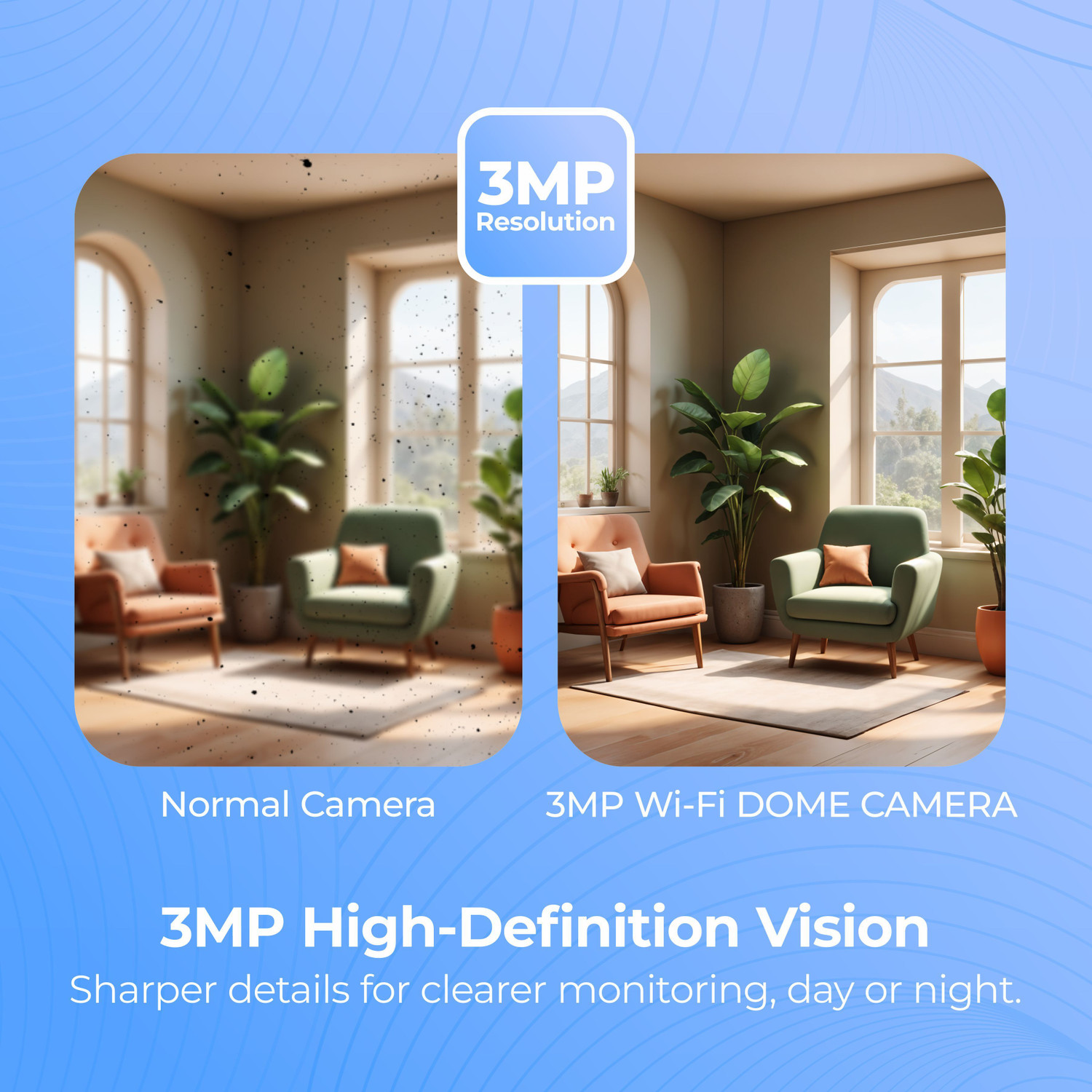 Image of Trueview 3MP STQC & BIS WiFi Dome Camera All Time Color Night Vision Security Camera