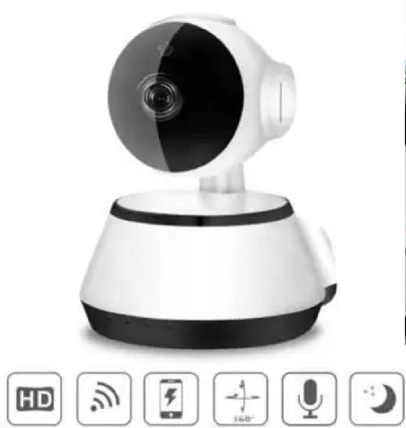 Image of CAMSYNS V380 HD CCTV Wireless Wifi IP Security Camera Dual Antenna Live View Security Camera (128 GB, 1 Channel)