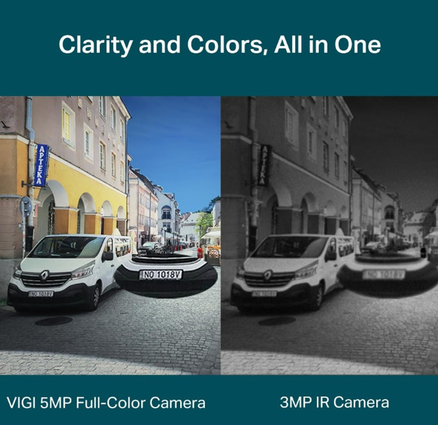 Image of TP-Link VIGI C350 6mm Lens | Smart Outdoor Security Bullet Network | 5MP Full-Color | Security Camera