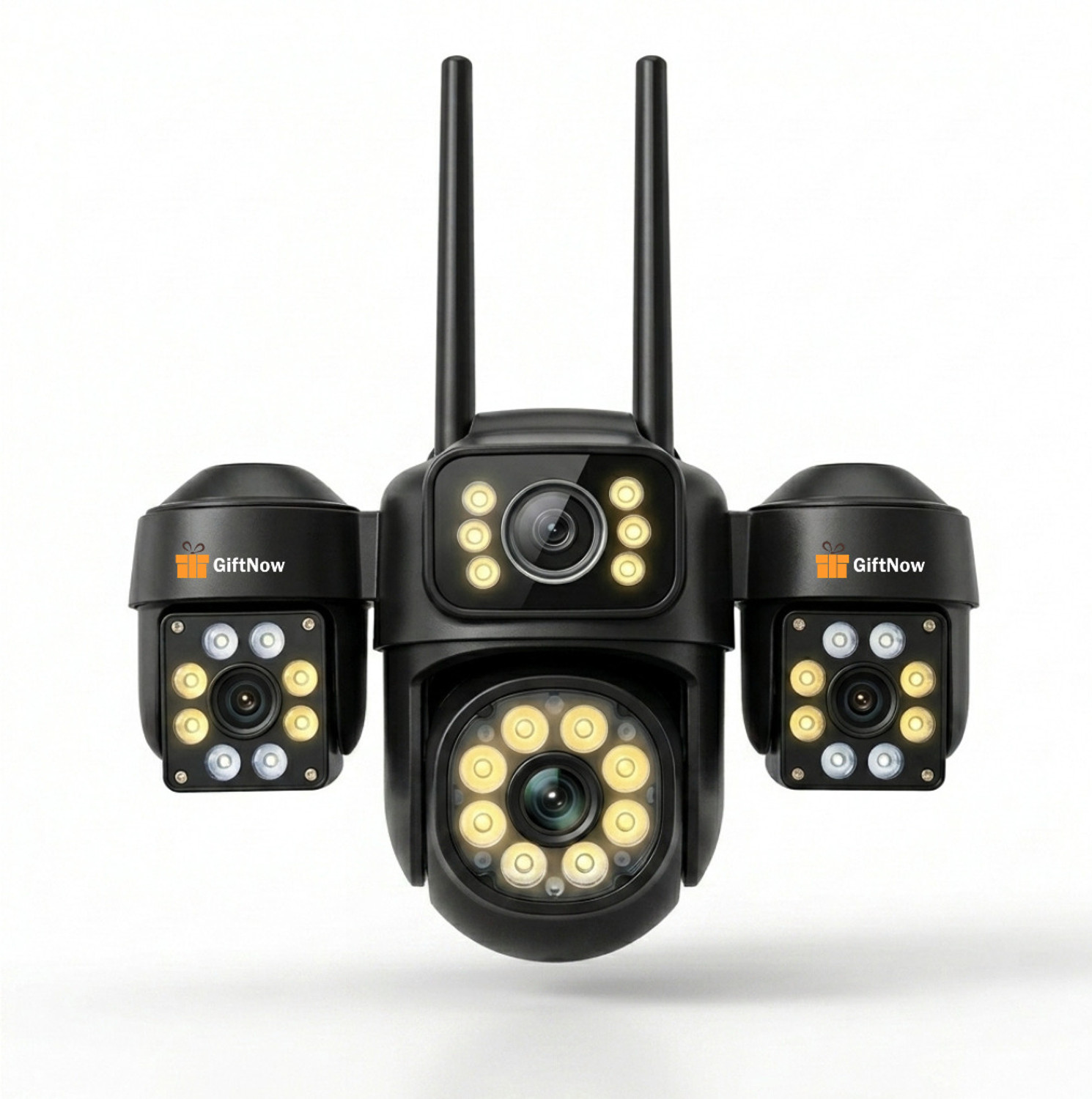Image of GiftNow 12+8+8 NexusEye WiFi Triple Lens PTZ Camera Auto Tracking CCTV Security Camera