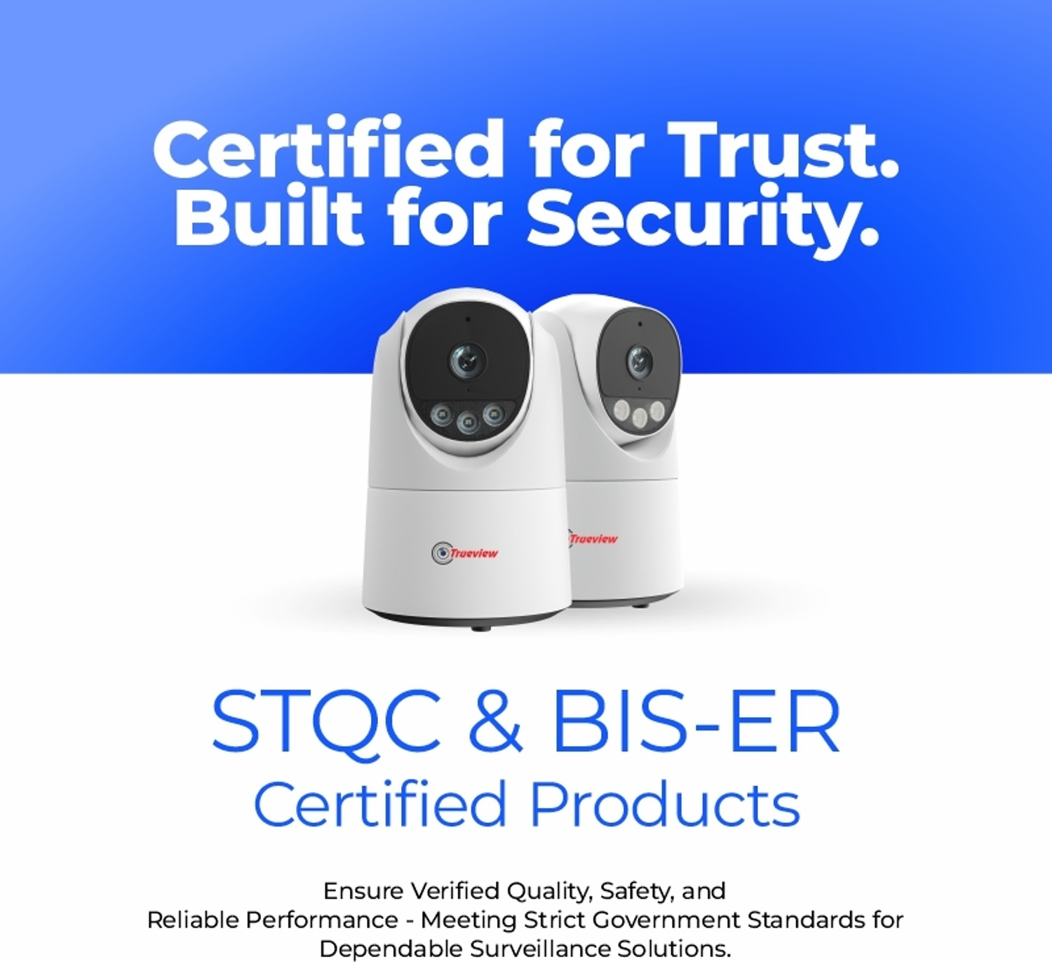 Image of Trueview Pack of 2 3MP WiFi CCTV Camera Pan Tilt Smart Tracking Color Night Vision Security Camera