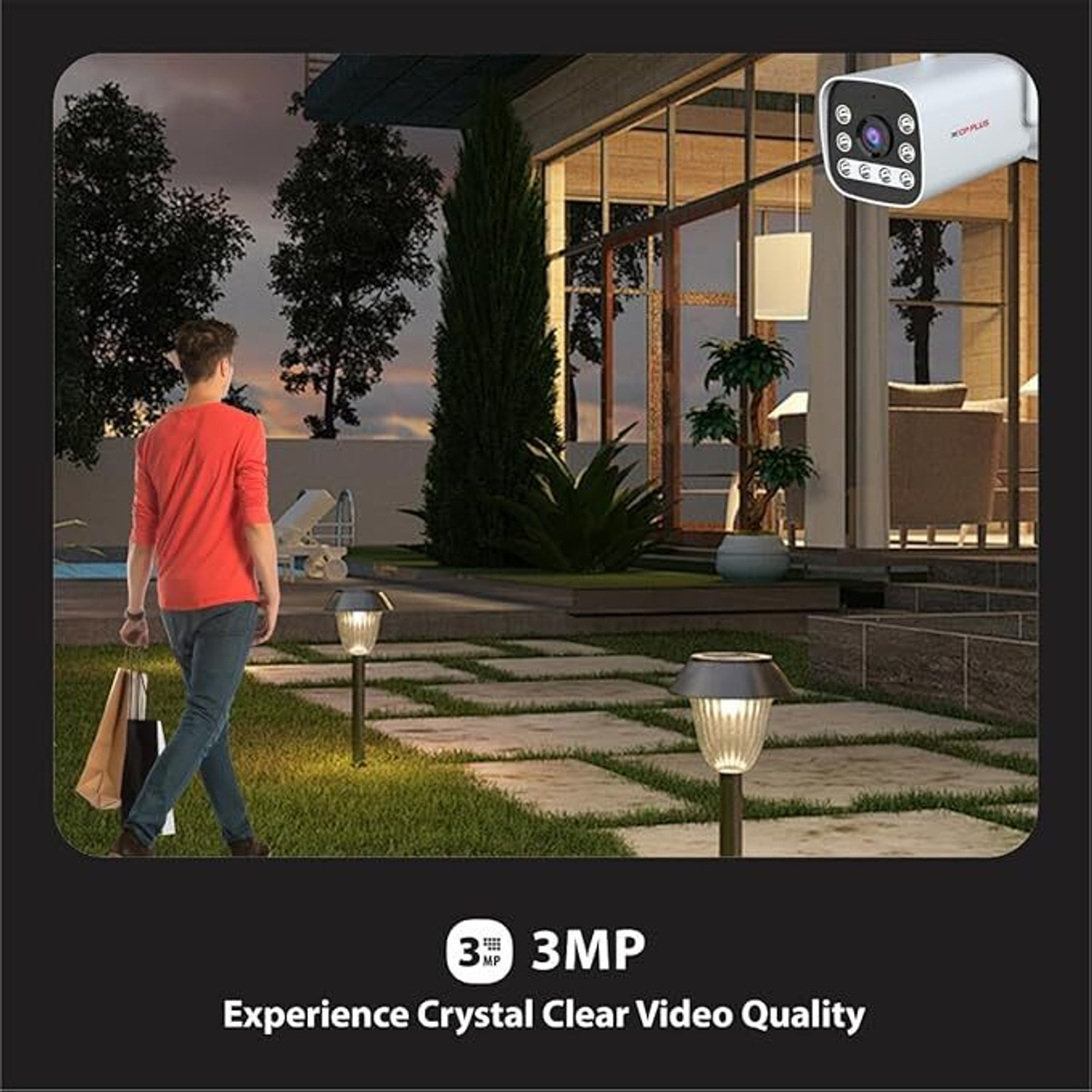 Image of CP PLUS R33T 3MP 4G SIM-Based|Cyber Secure Tech|Motion Detection|Night Vision|Two-Way Security Camera