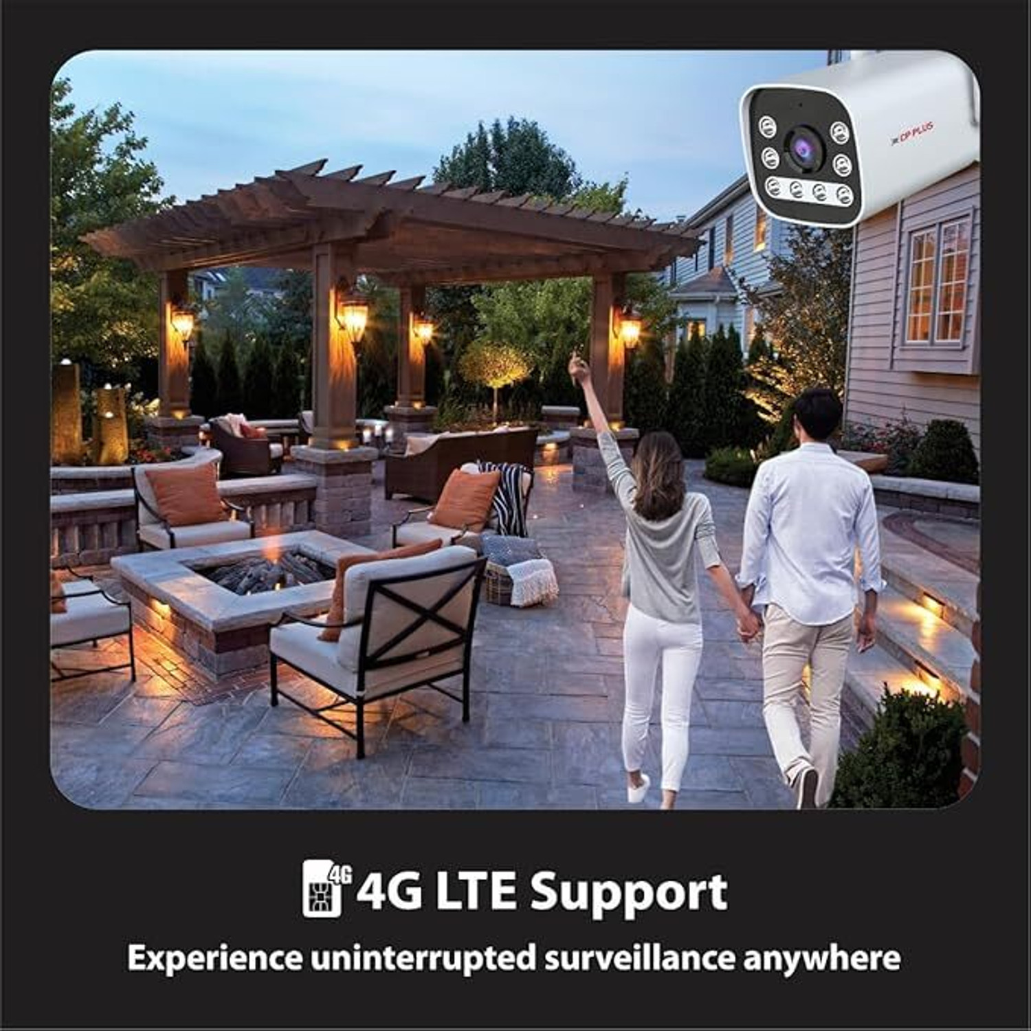 Image of CP PLUS R33T 3MP 4G SIM-Based|Cyber Secure Tech|Motion Detection|Night Vision|Two-Way Security Camera