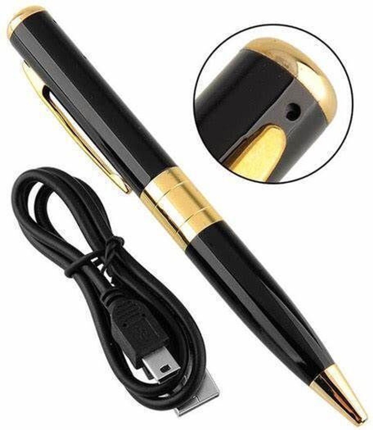 Image of Causes Hidden Pen Camera 480p Spy Secret Audio Video Photo Function Spy Camera