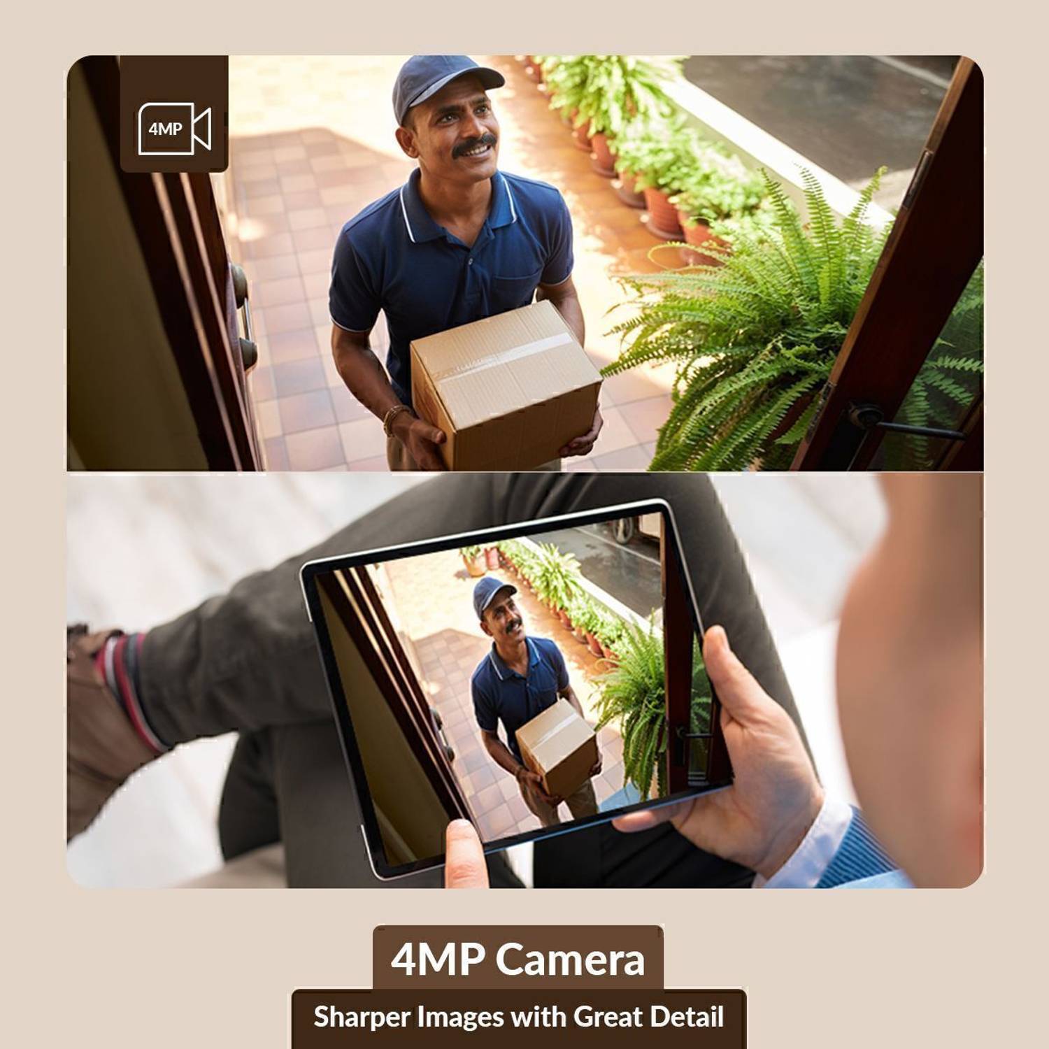 CP PLUS CP-Z43Q 4MP Wi-Fi Pan Tilt Camera - Image 3