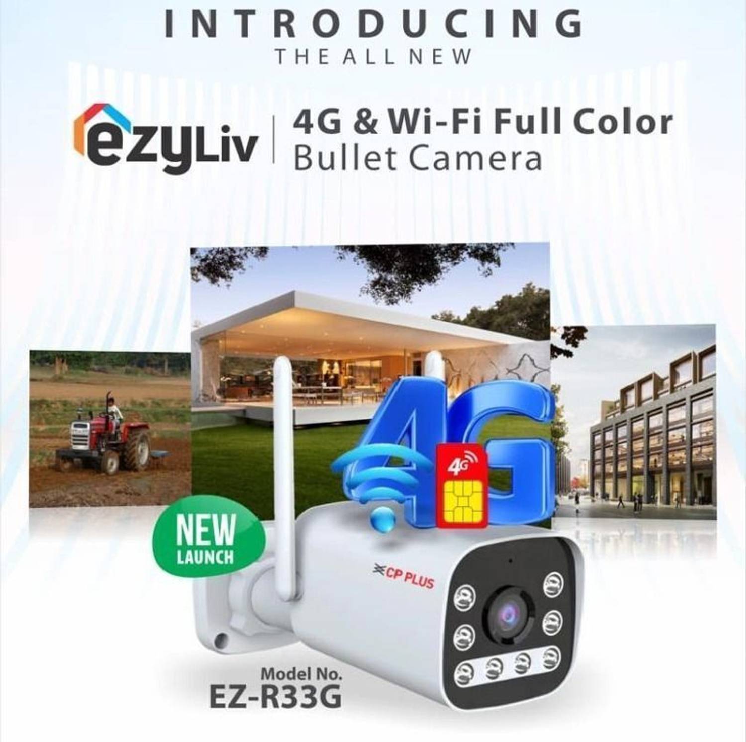 CP प्लस EZ-R33G 2MP 4G Wi-Fi Outdoor Bullet Camera - Image 4