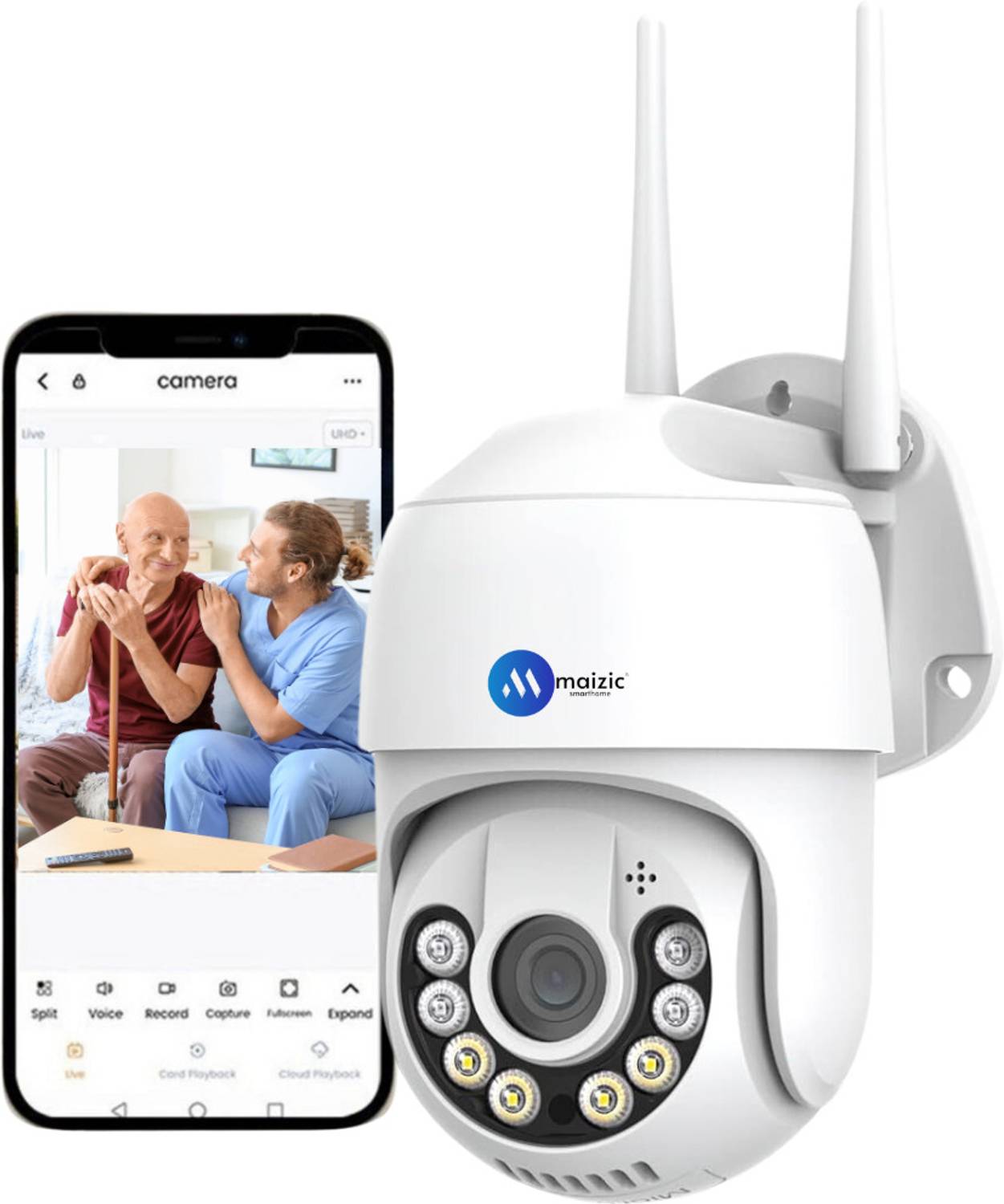 Maizic Smarthome Dragonfly 3 MP FHD Wifi Outdoor CCTV For Home