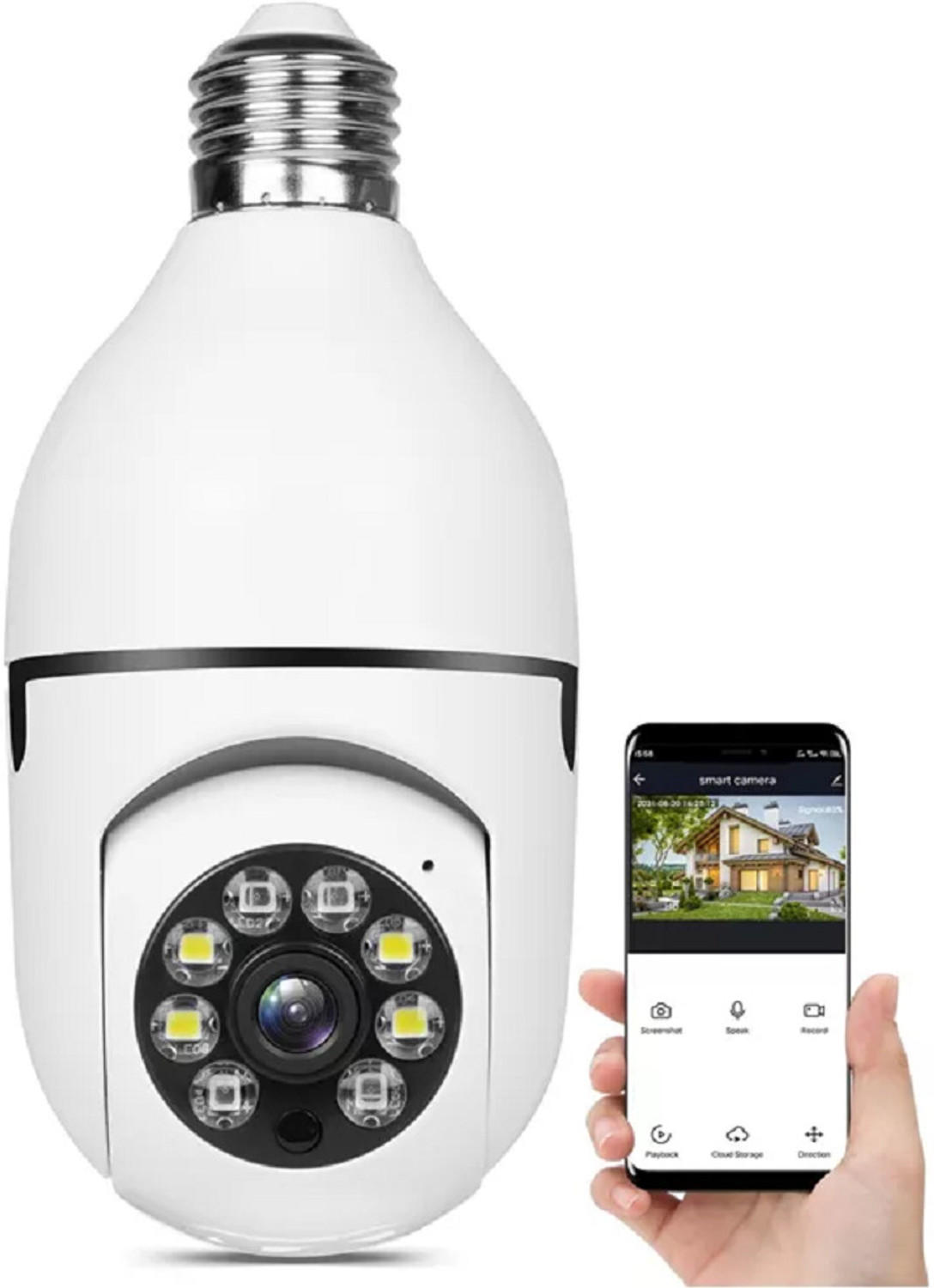 Image of AVOIHS CCTV WiFi Wireless ptz Camera 1080p HD Night Vision Live View Alarm TwoWay Audio Security Camera