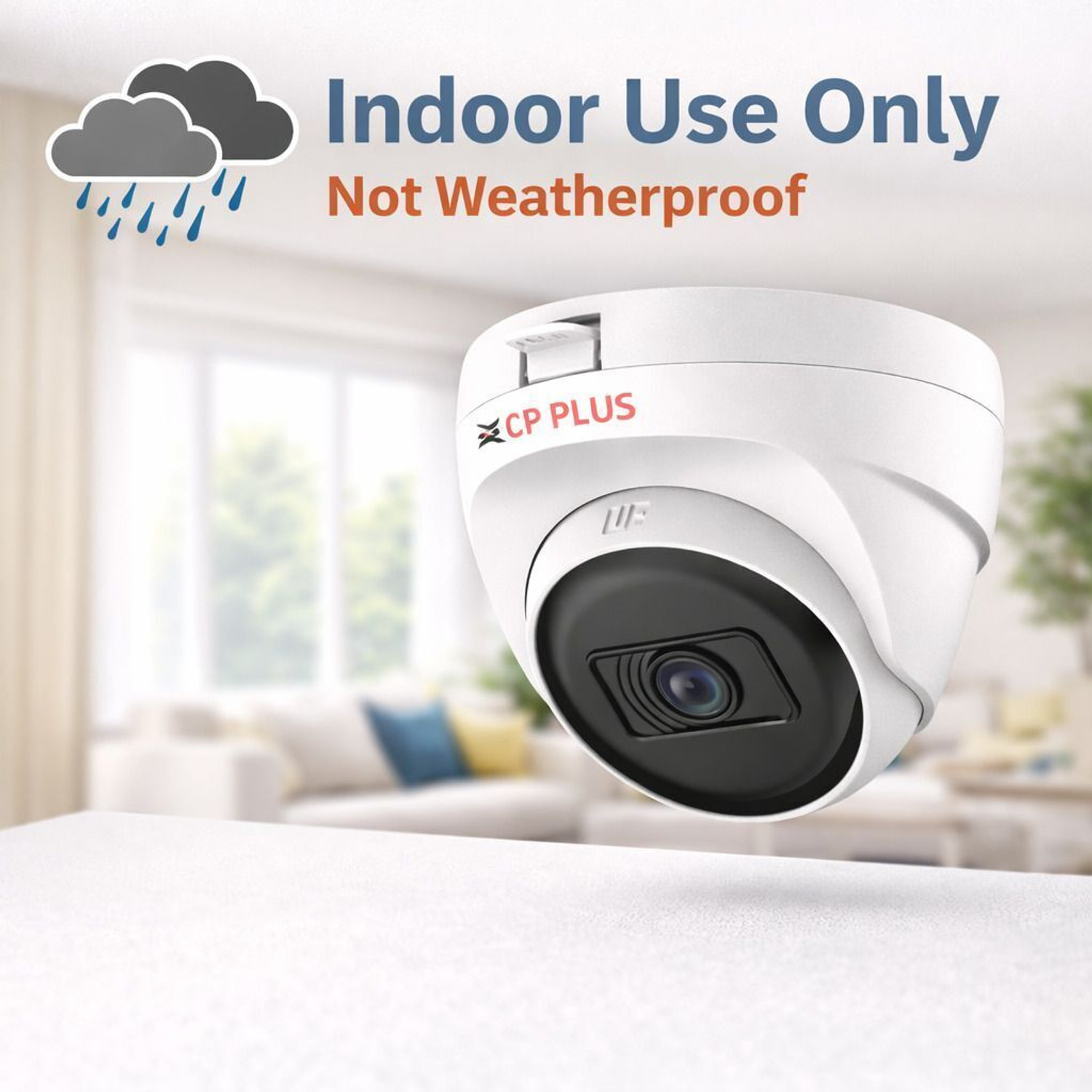 Image of CP PLUS 2.4 MP Full HD Indoor Dome Camera With 30Mtr IR Night Vision CP-URC-DC24PL3 Security Camera