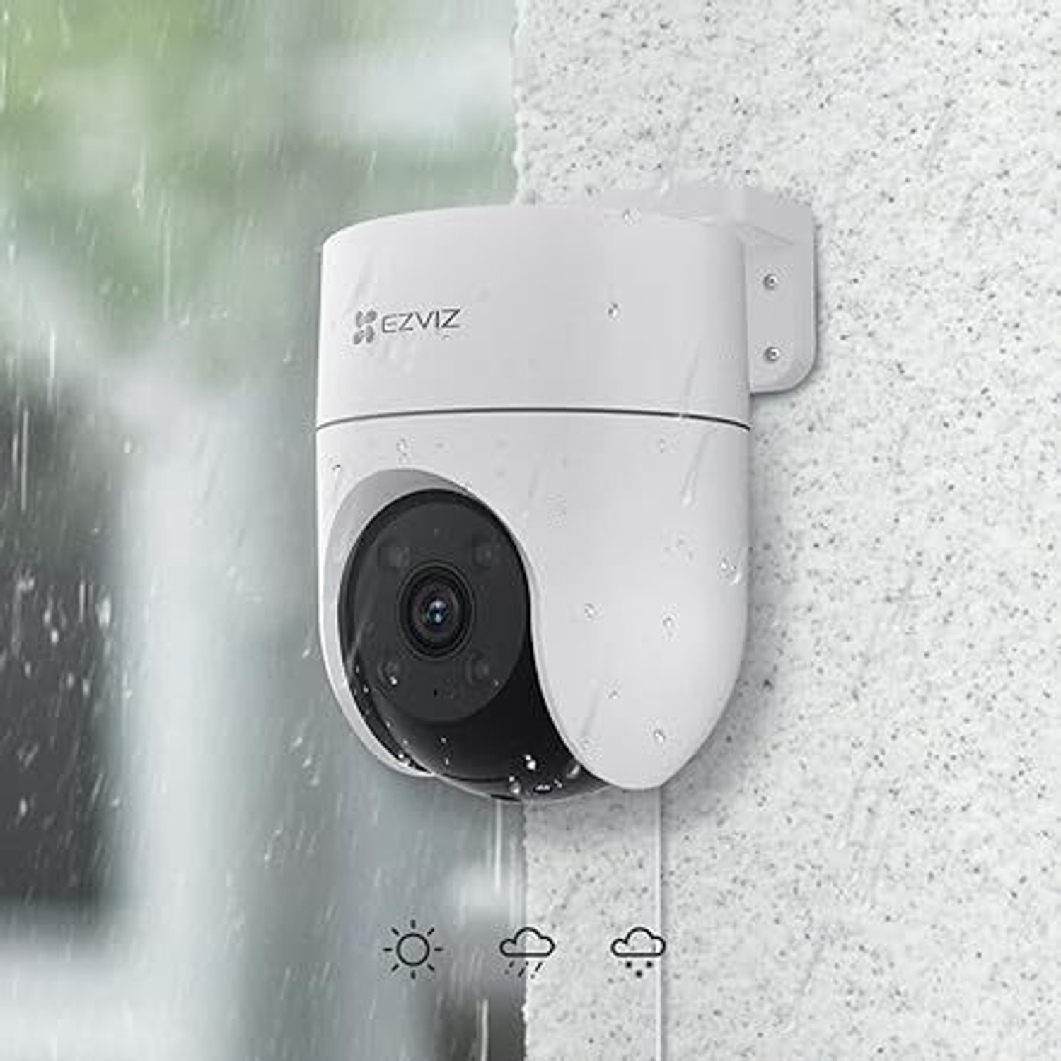 Image of EZVIZ  H8C 2MP Outdoor Pan,Tilt Wi-Fi,360Coverage,Supports Micro SD Card(Up to 512 GB) Security Camera