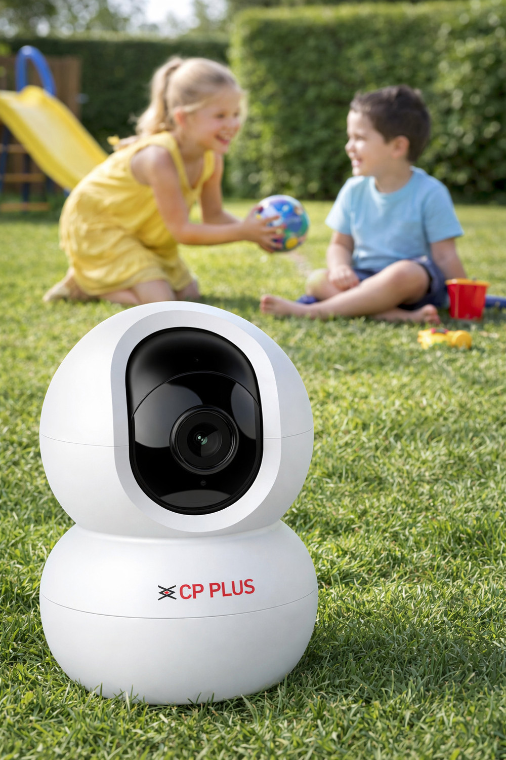 Image of CP PLUS CP-E28Q 2MP WiFi, 2Way Talk, Night Vision, Motion Detect Alexa & Ok Google Security Camera