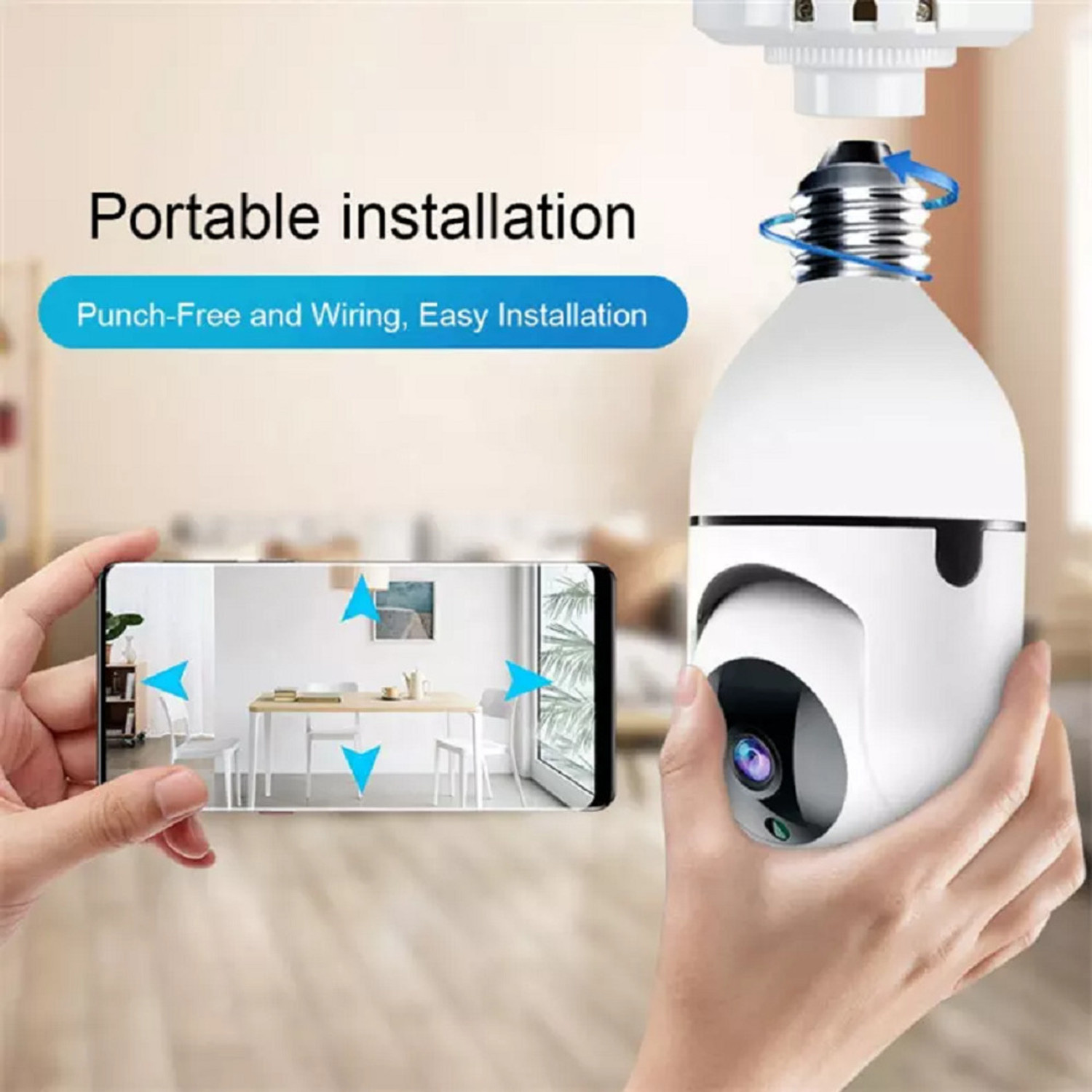 Image of AVOIHS CCTV WiFi Wireless ptz Camera 1080p HD Night Vision Live View Alarm TwoWay Audio Security Camera