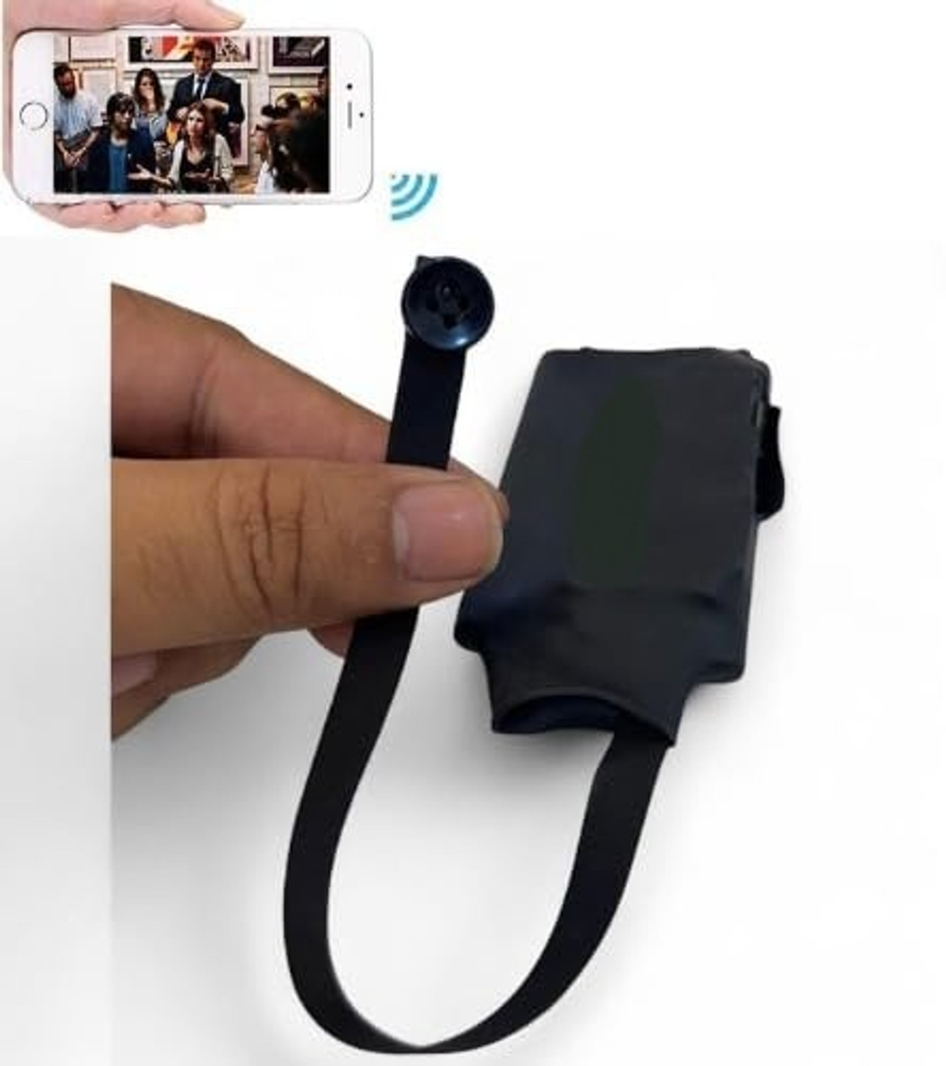 Image of MatLogix 4K Button WiFi Camera Micro Size Mini Ribbon Camera Security Camera