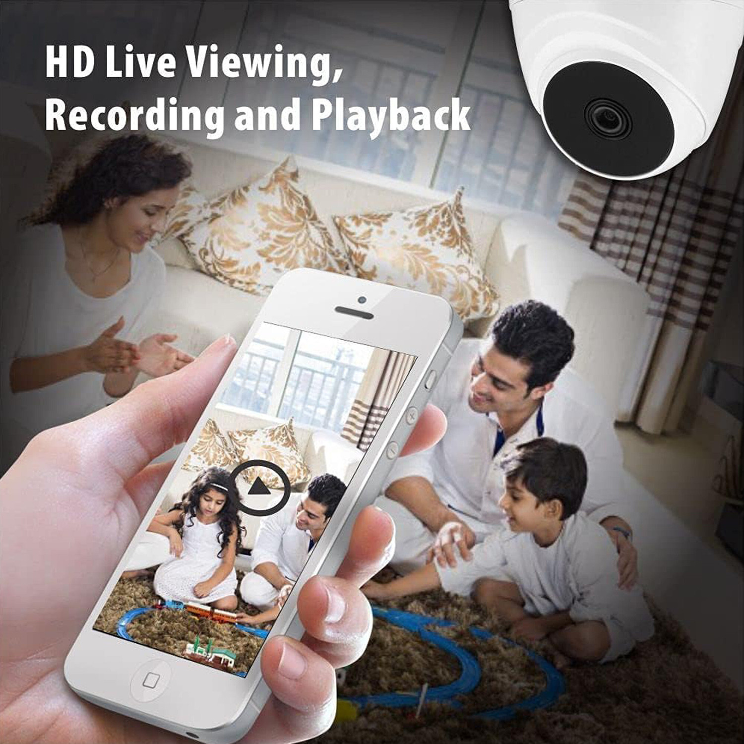 Image of CP PLUS HD DVR 1080p,2.4MP Outdoor Cameras,combo set For Secure your home,office,shop Security Camera