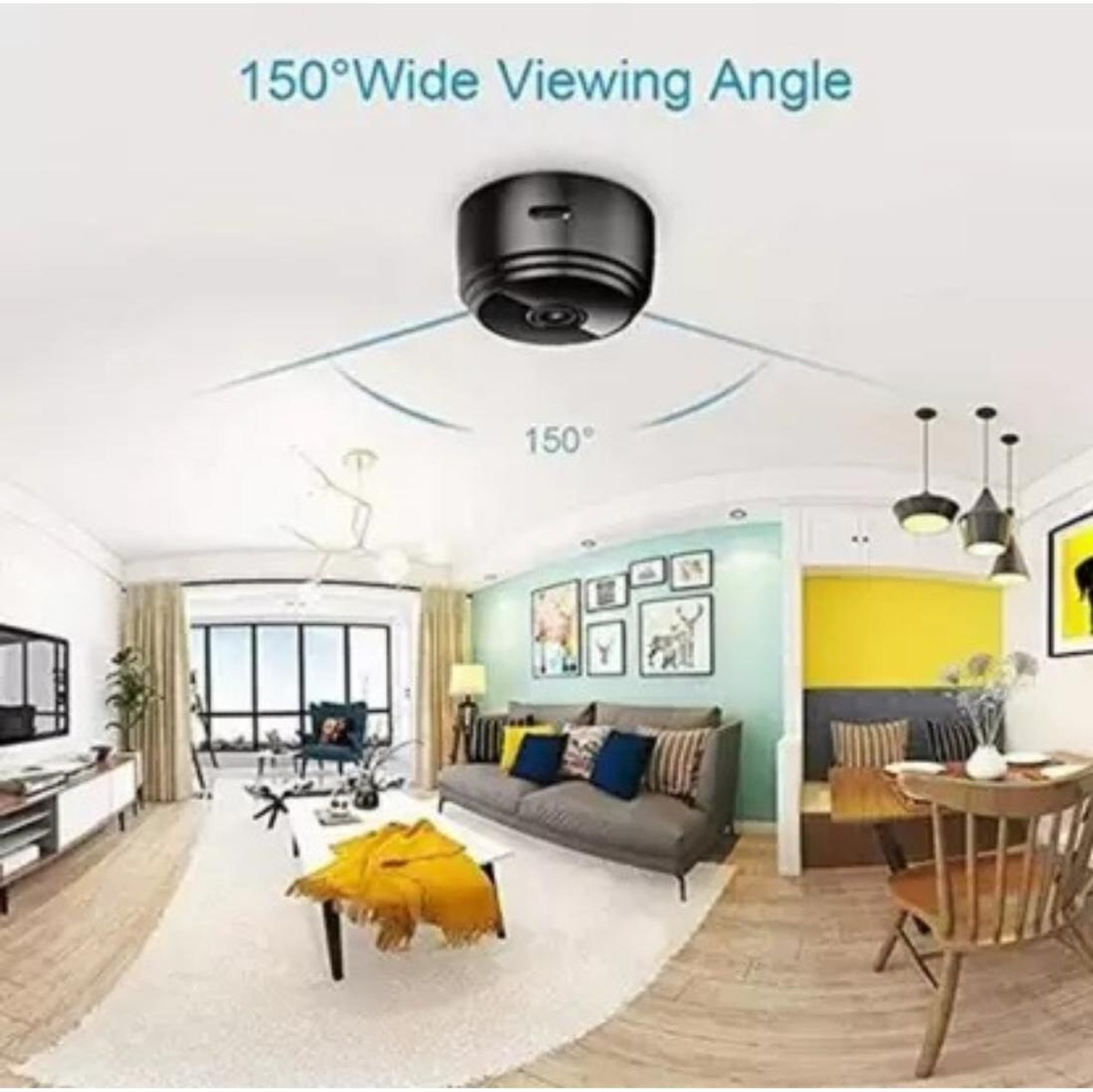Image of SATTOBISION Mini Wifi Full HD Spy Hidden Wireless CCTV IP Camera For Home Security Security Camera