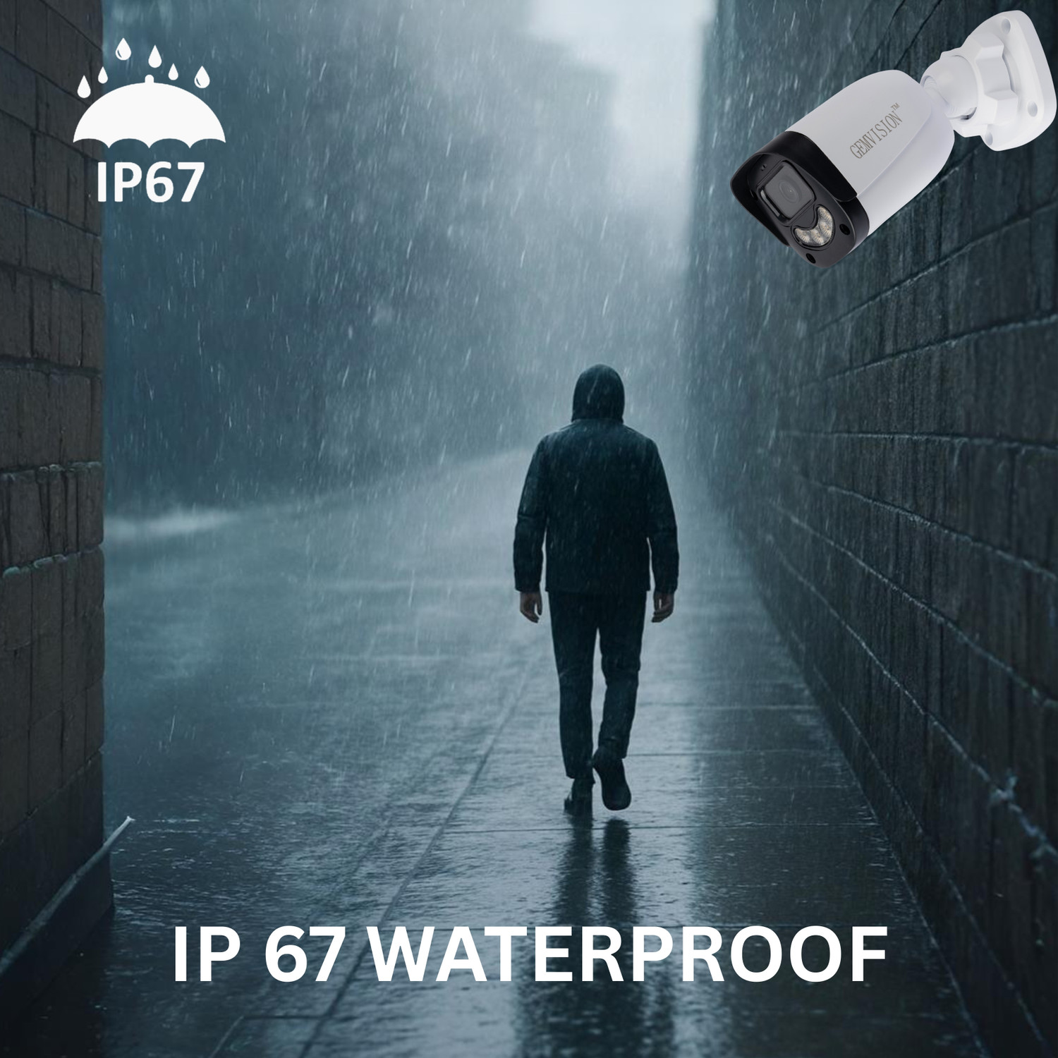 Image of CP PLUS 3MP Color Night Vision CCTV Camera Kit 3 Bullet Cam 4CH DVR 500GB HDD Set Security Camera
