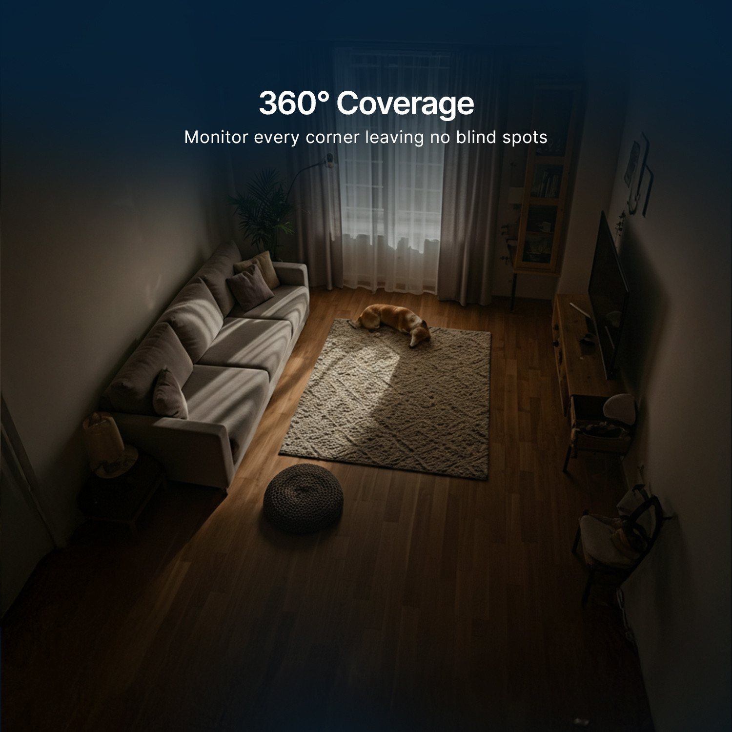 Image of Qubo Smart 360 degree 2K|3MP(2026 Edition)|AI App Alerts|Alarm|Cloud+SD Storage|Wi-Fi Security Camera