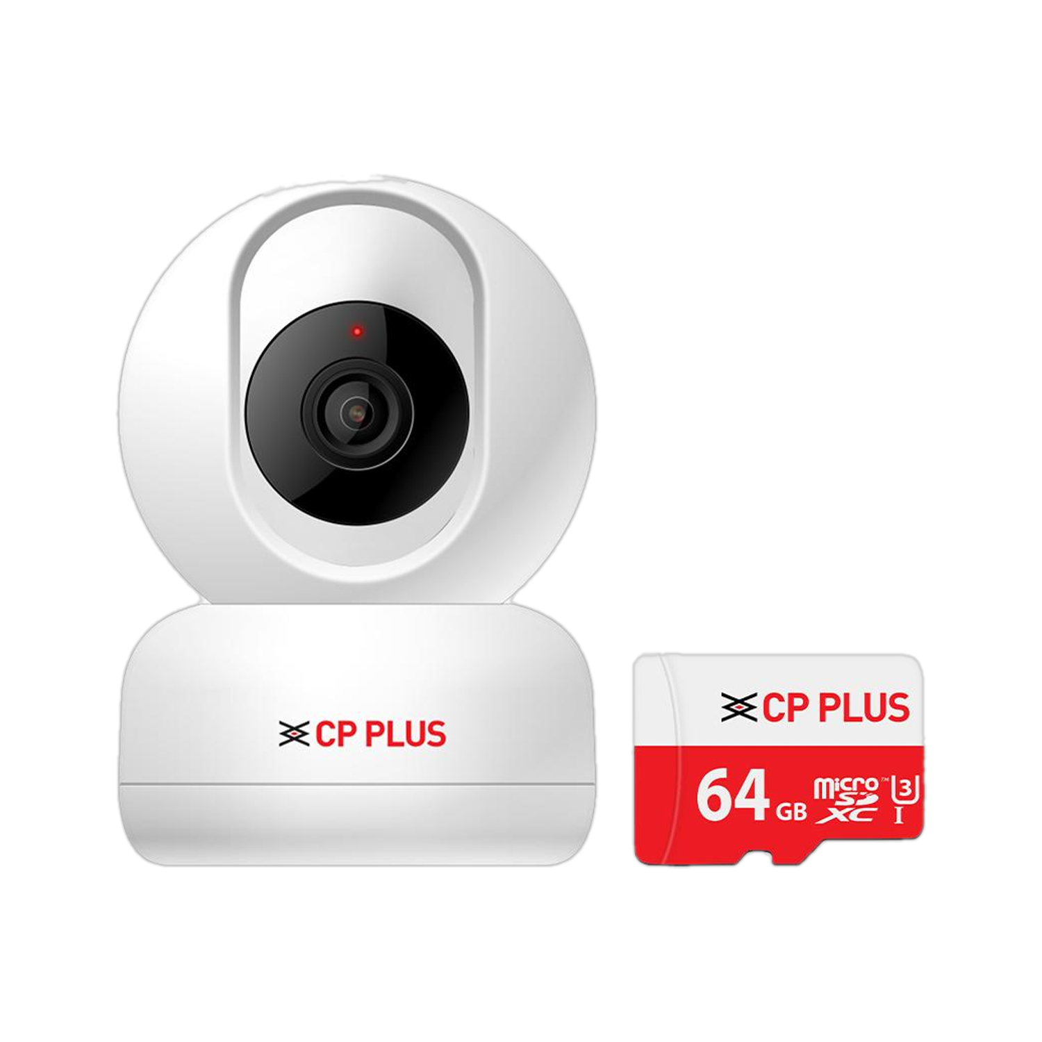Image of CP PLUS CP-E36AM Smart Wi-Fi Dome Camera with In-box 64gb SD Card & Human Body Detection Security Camera