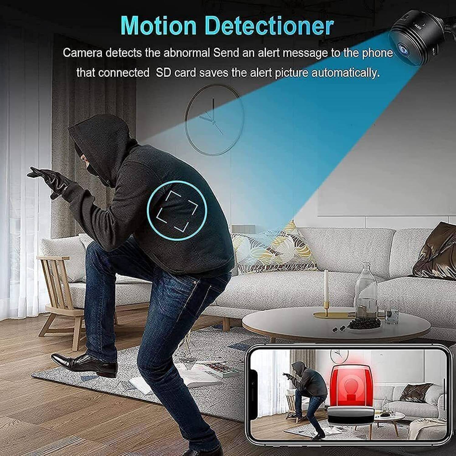 OSHIZCAM 1080P Mini Hidden Camera with Audio - Image 3