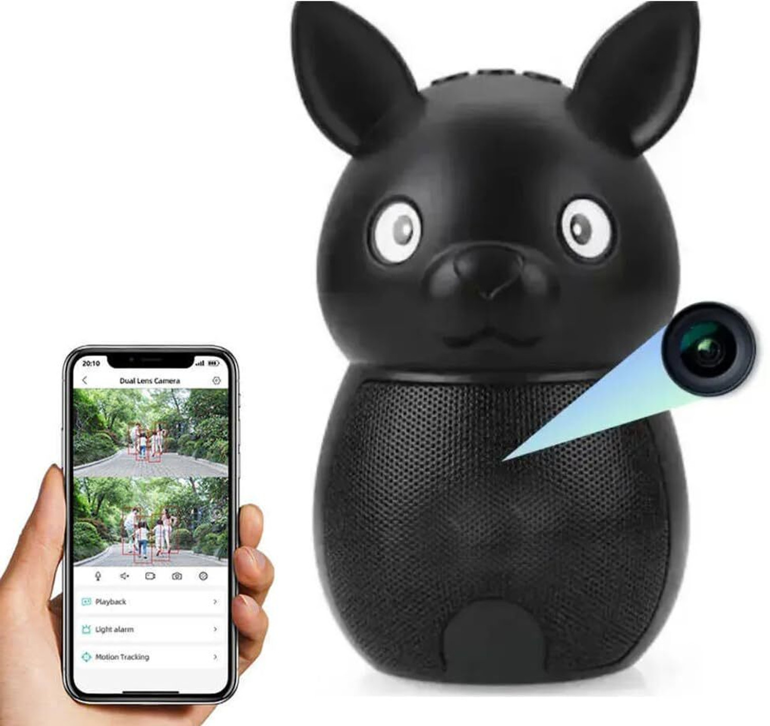 Image of GUPTAVISION 4k WiFi Camera Audio Video Recording Security Camera - Bluethooth Speaker Camera Spy Camera