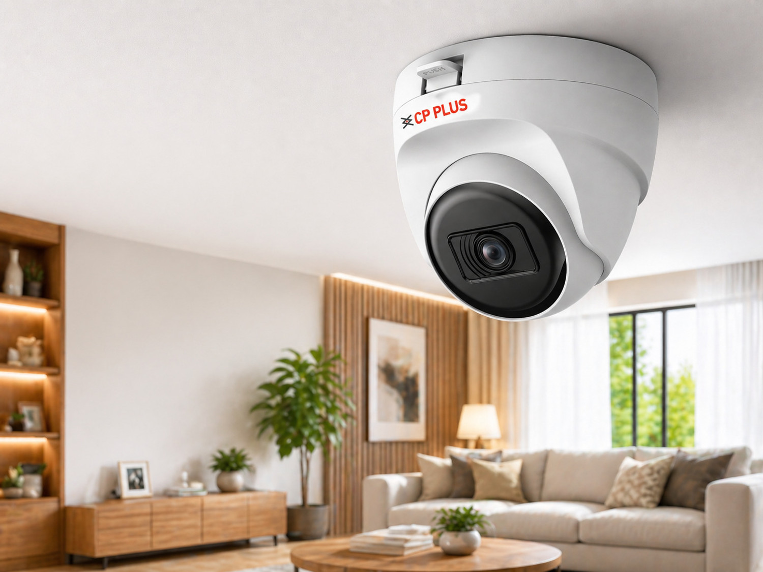 Image of CP PLUS 2.4 MP Full HD Indoor Dome Camera With 30Mtr IR Night Vision CP-URC-DC24PL3 Security Camera