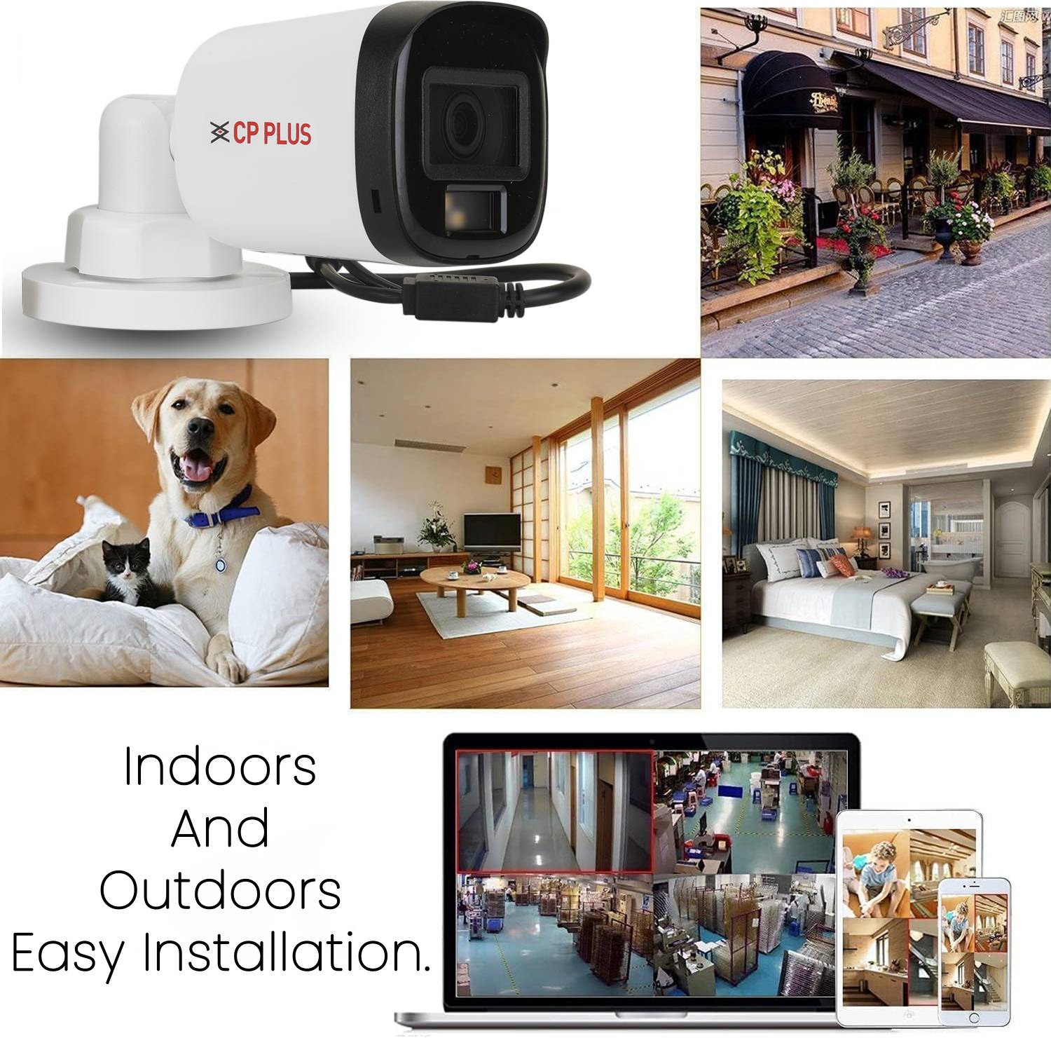 CP PLUS 4 Channel HD DVR 1080P Security Camera - Image 4