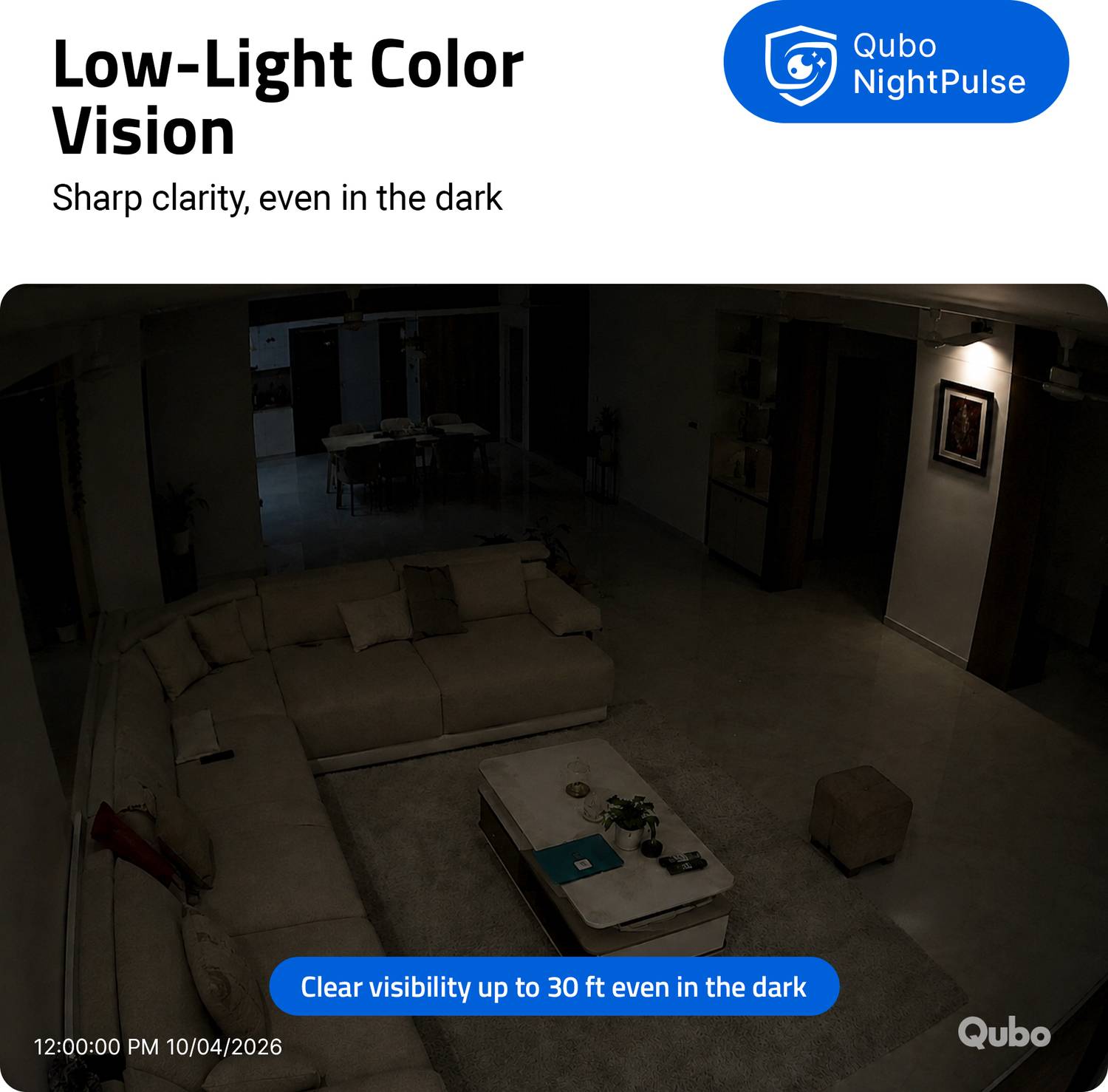 Qubo Smart 360 2K 3MP AI Security Camera - Image 4