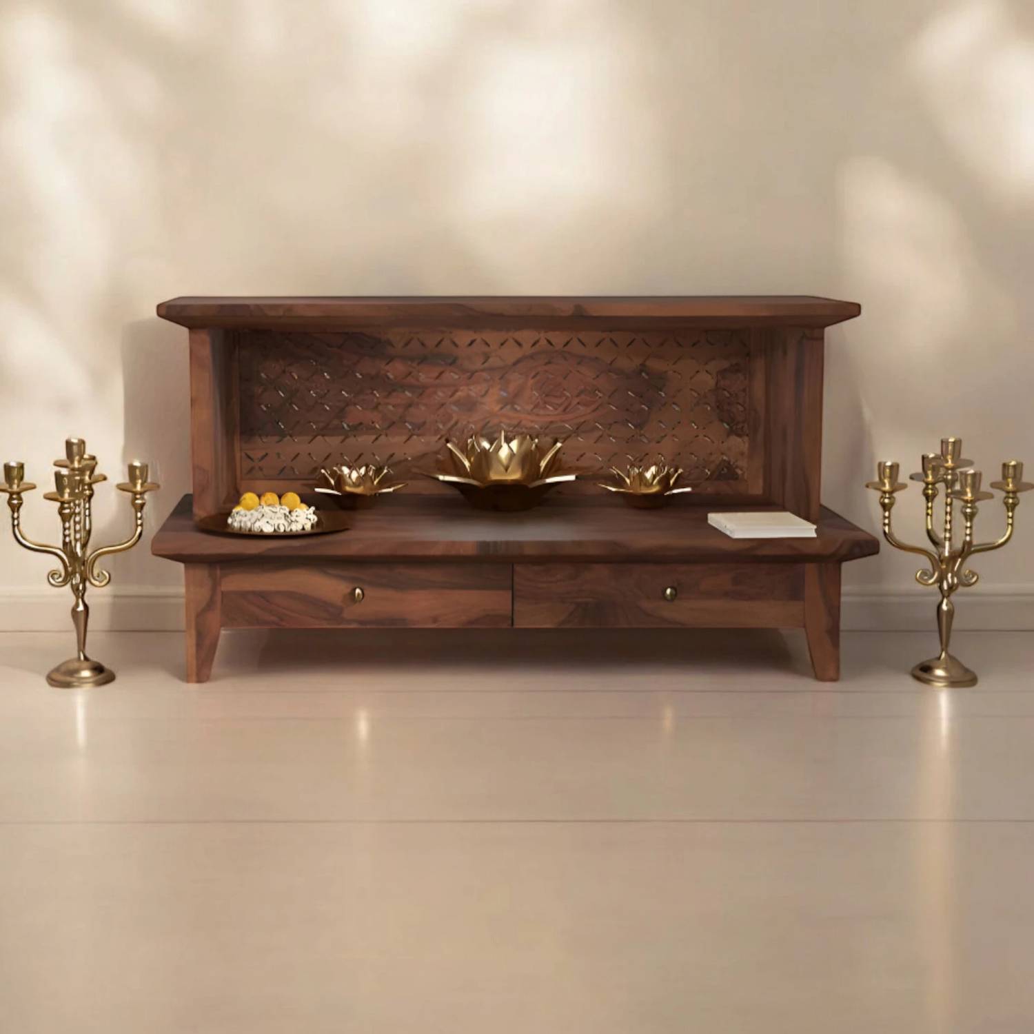 Allie Wood Devoto Rosewood ( Sheesham ) Wood Free Standing Prayer