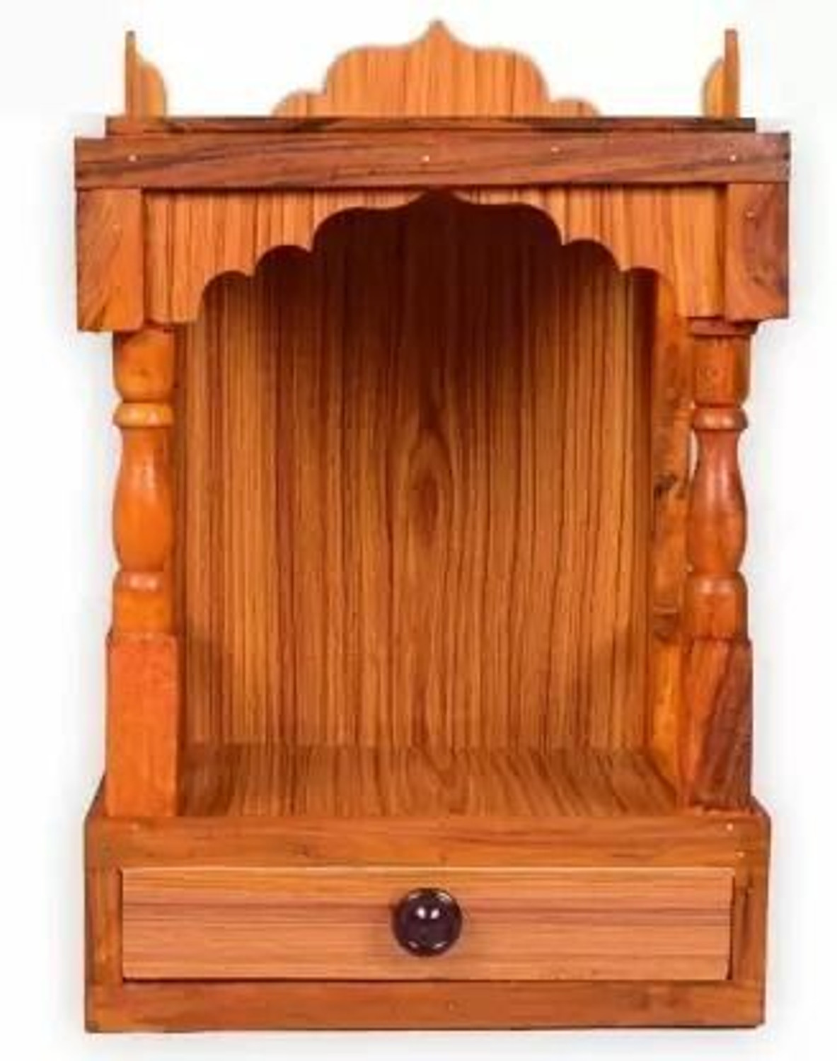 Image of Namo Enterprises wooden temple for office /home /shop Engineered Wood Home Temple