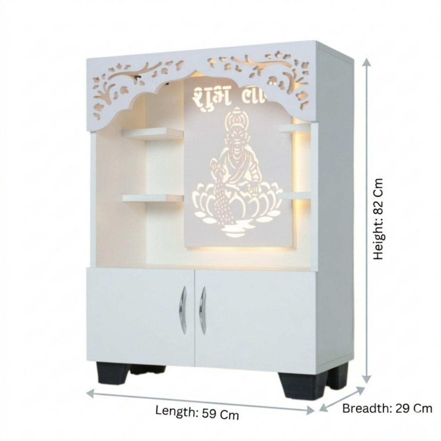 Image of Old Wolf Furniture Engineered Wood Home Temple