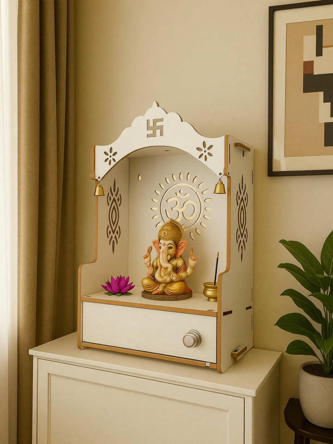 Image of homewey decor Engineered Wood Home Temple