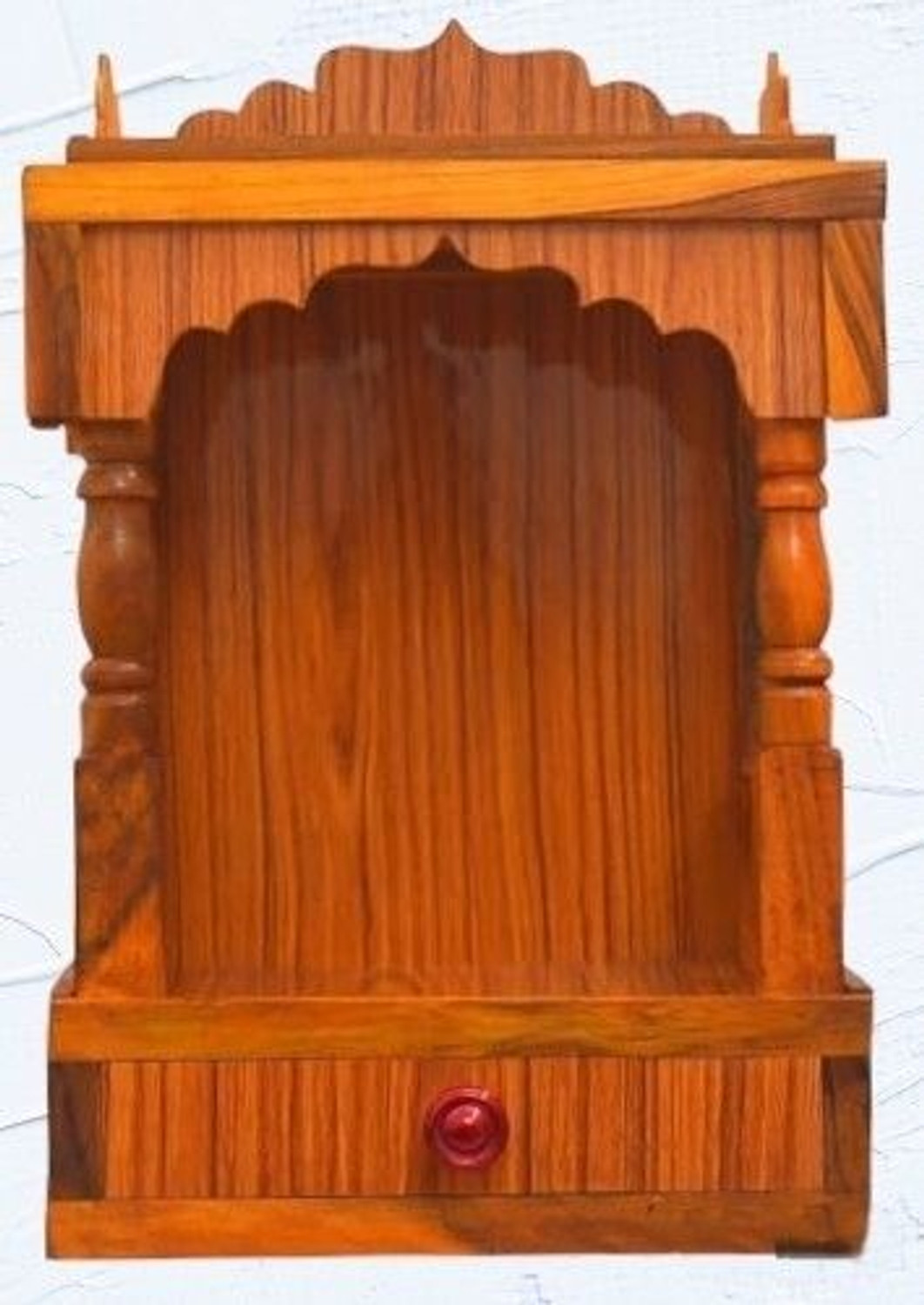 Image of TM AQUAVERITY wooden temple Solid Wood Home Temple